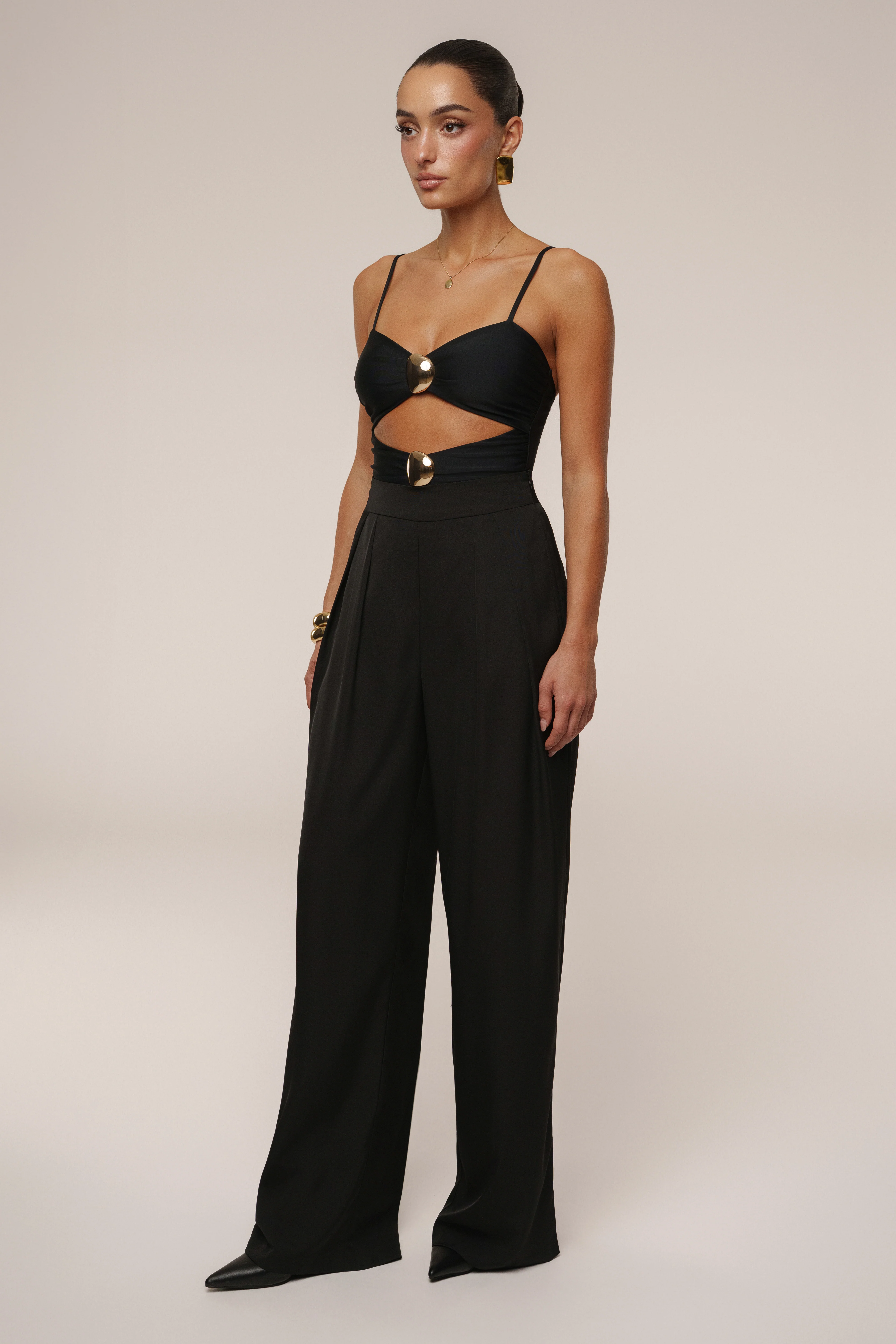 Black Aura Embellished Bodysuit - Image 11
