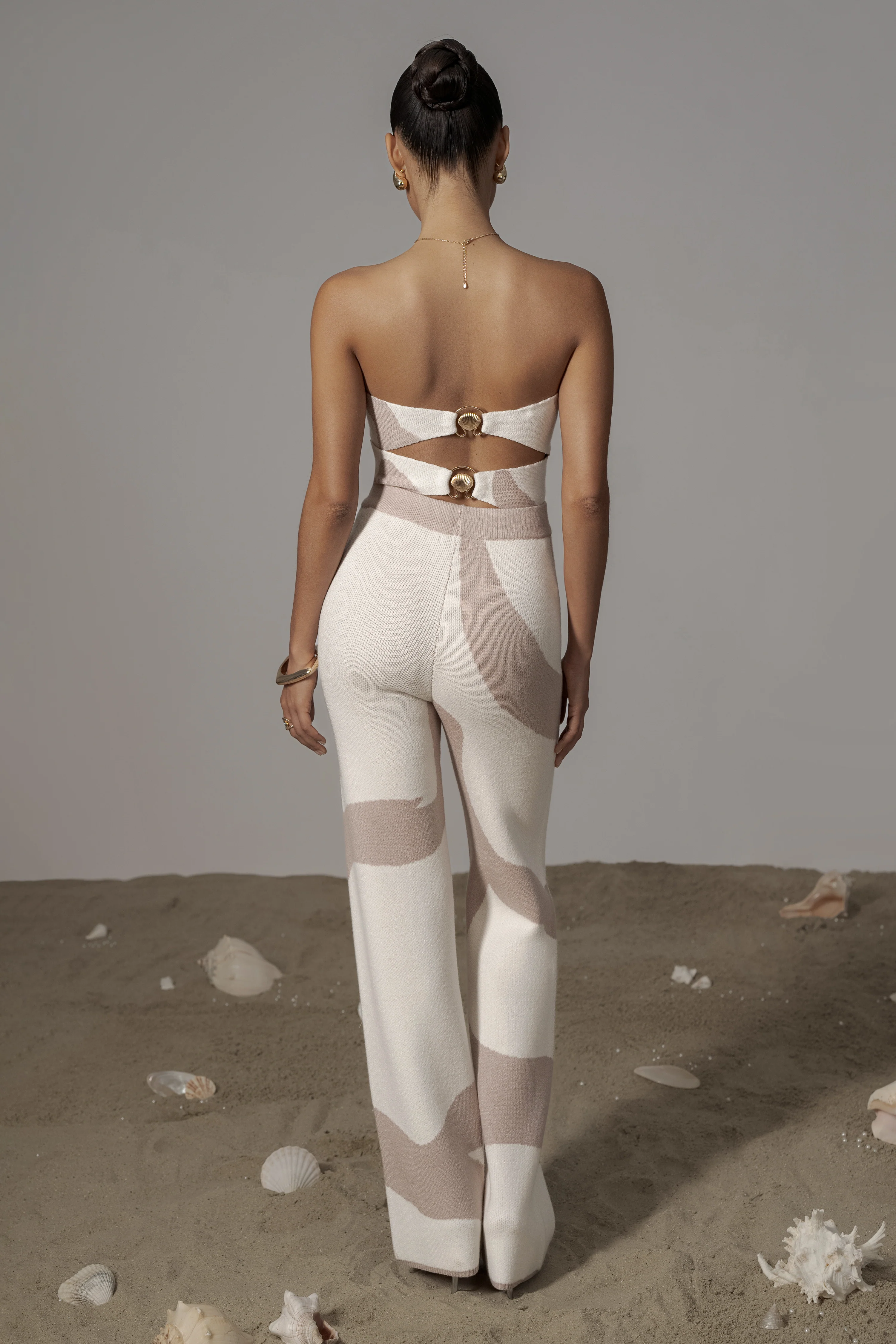 Beige Abstract Tiarra Pants - Image 14