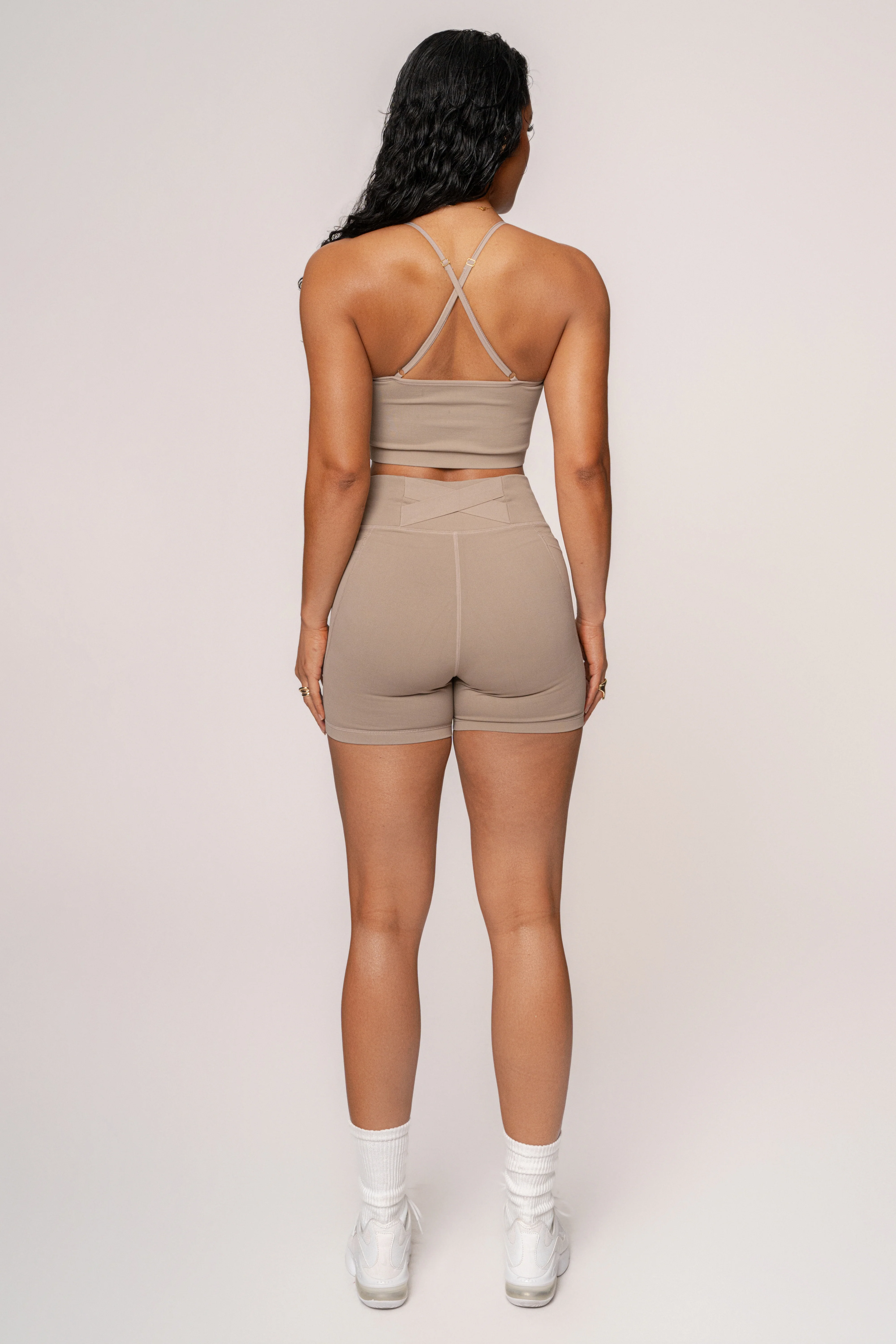 Beige Active Crop Top - Image 7