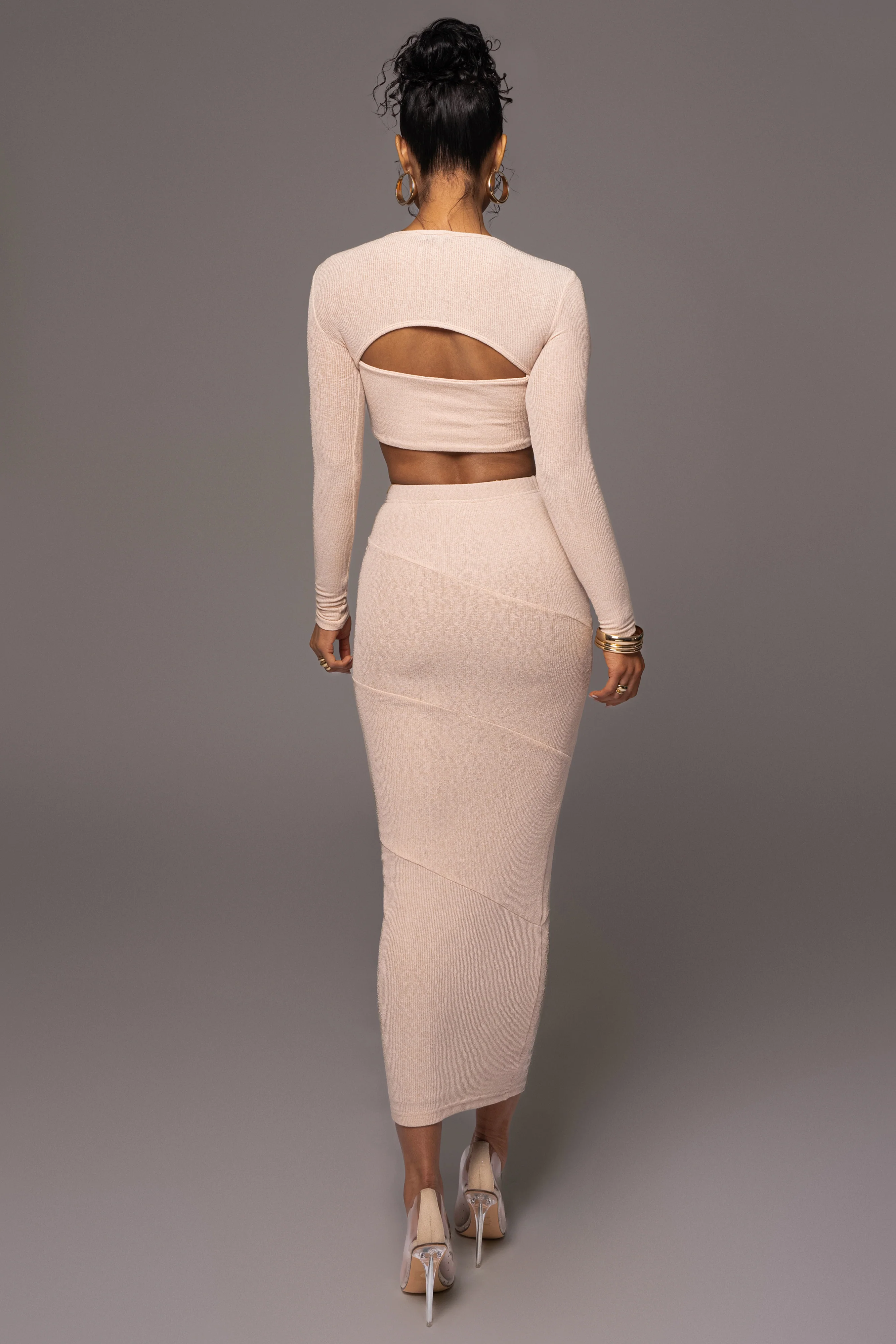 Beige All About You Skirt Set - Image 11