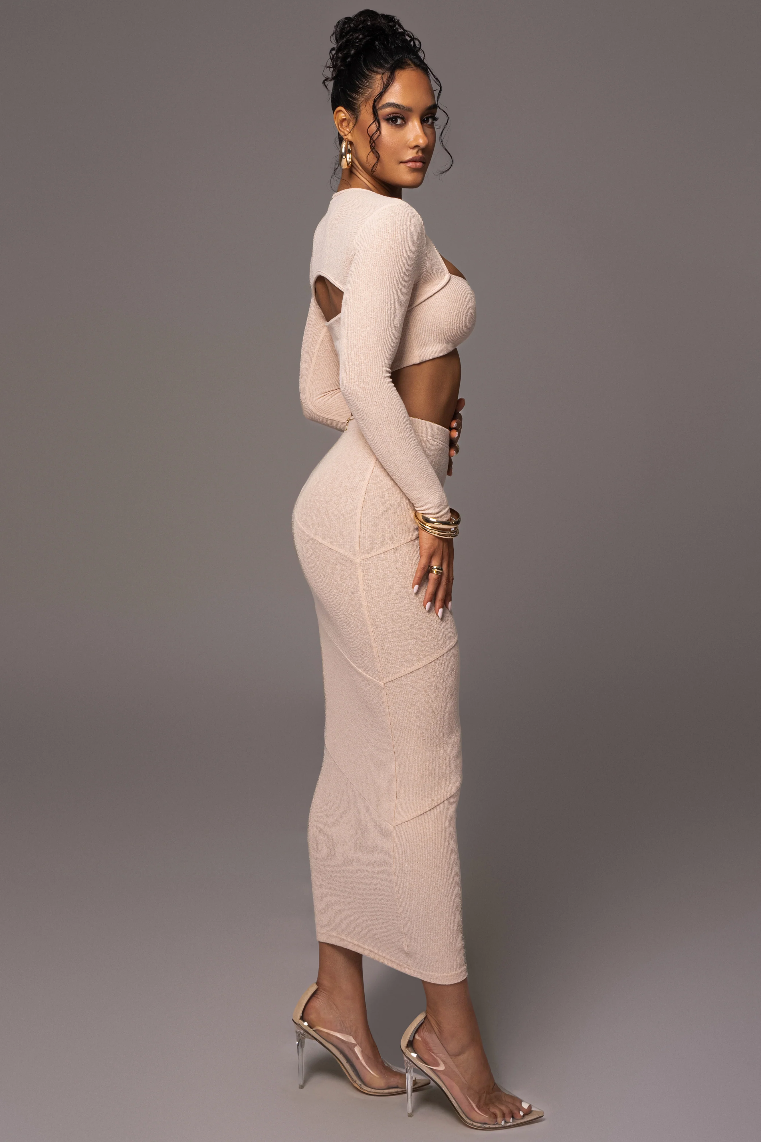 Beige All About You Skirt Set - Image 8