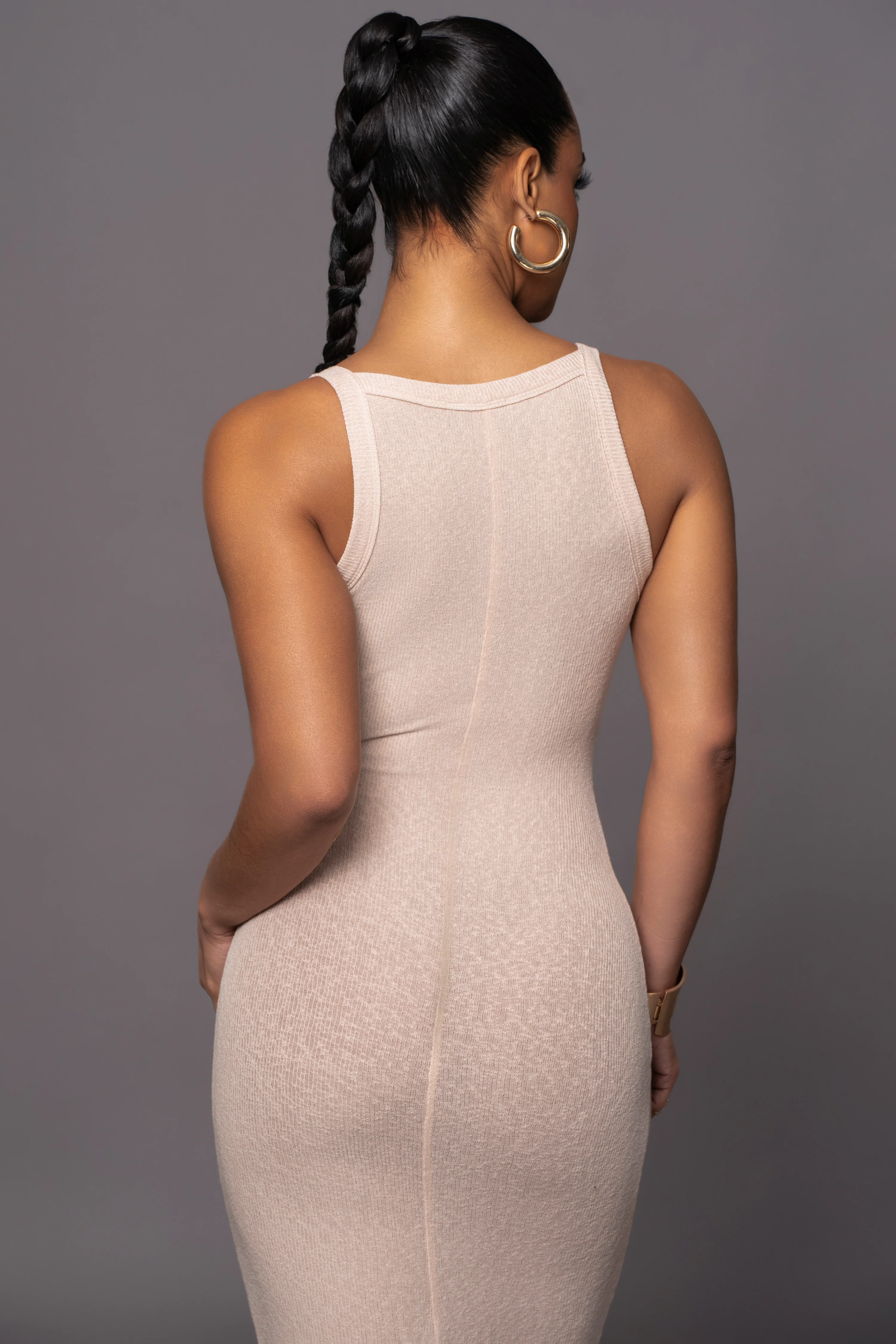 Beige Back To You Maxi Dress - Image 8