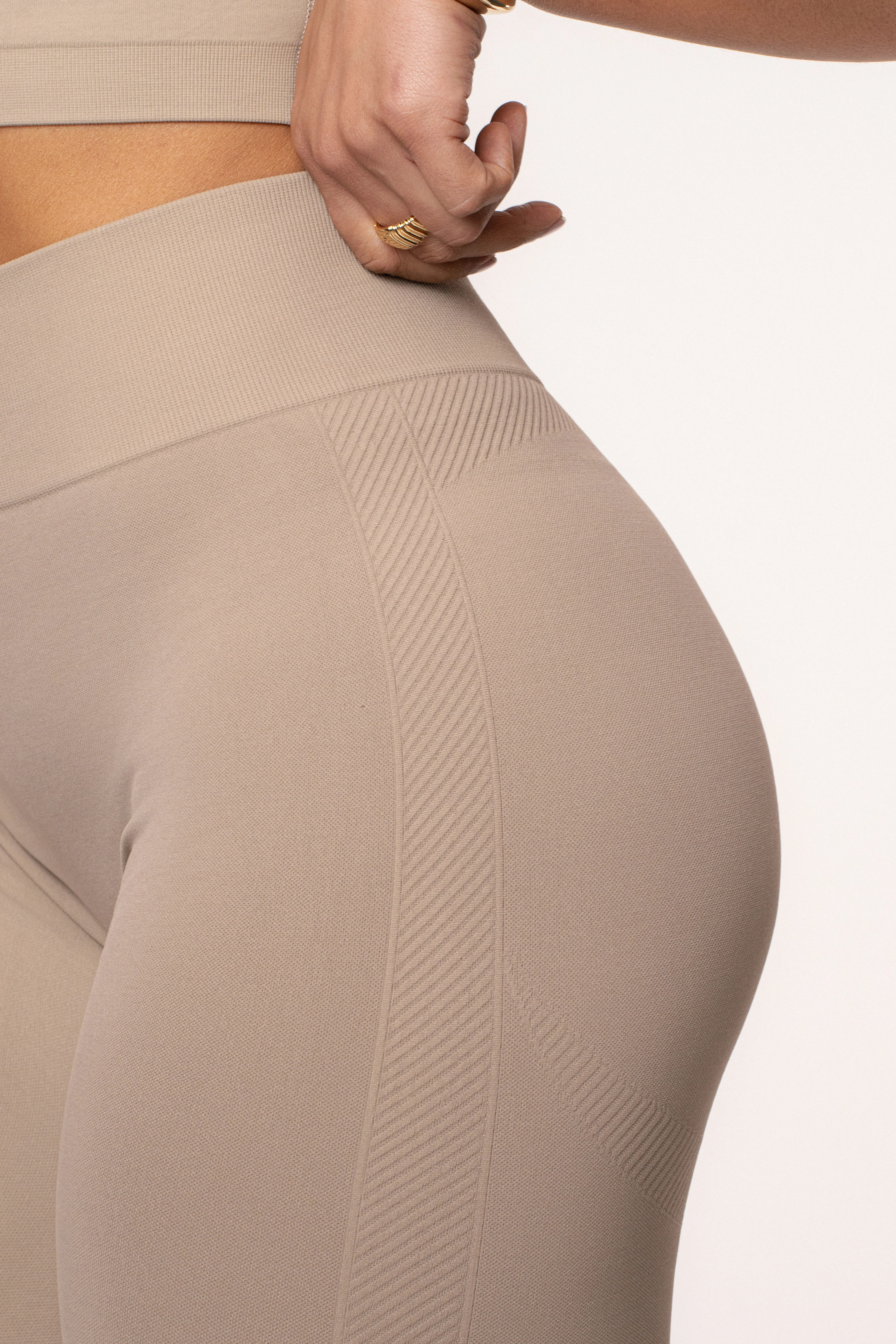 Beige Balance High Rise Leggings - Image 16