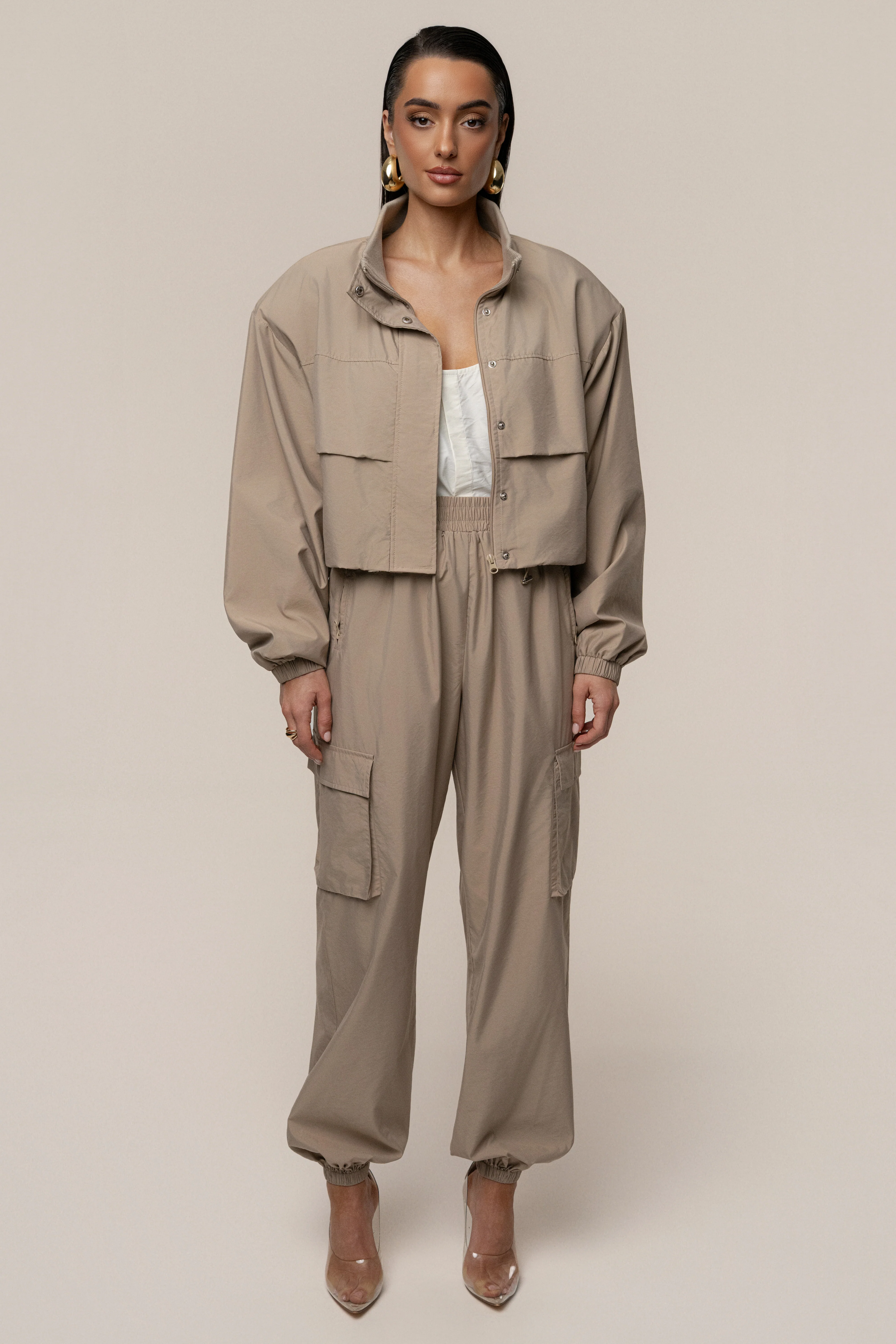 Beige Endure Jacket - Image 3