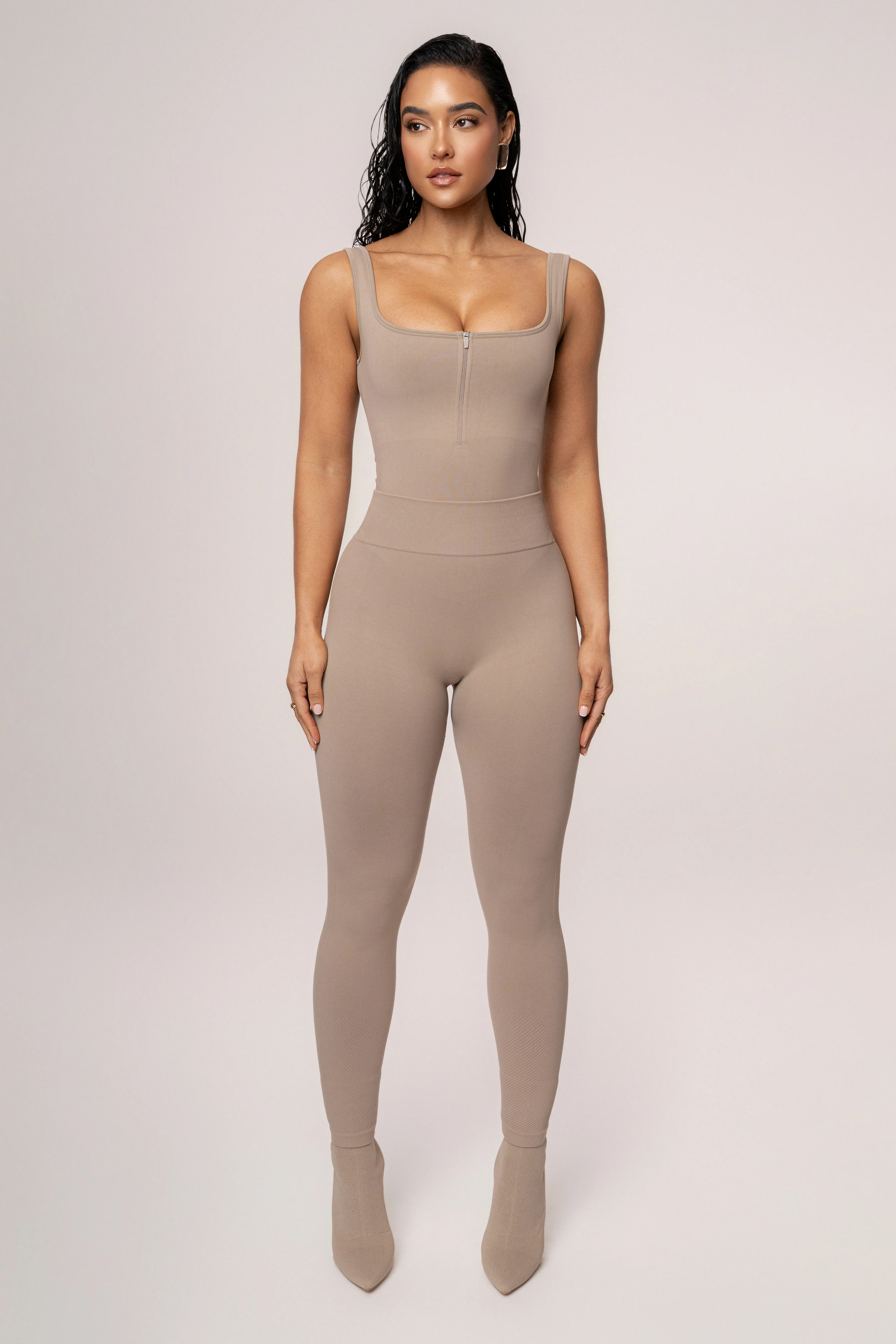 Beige Grounded Bodysuit - Image 4