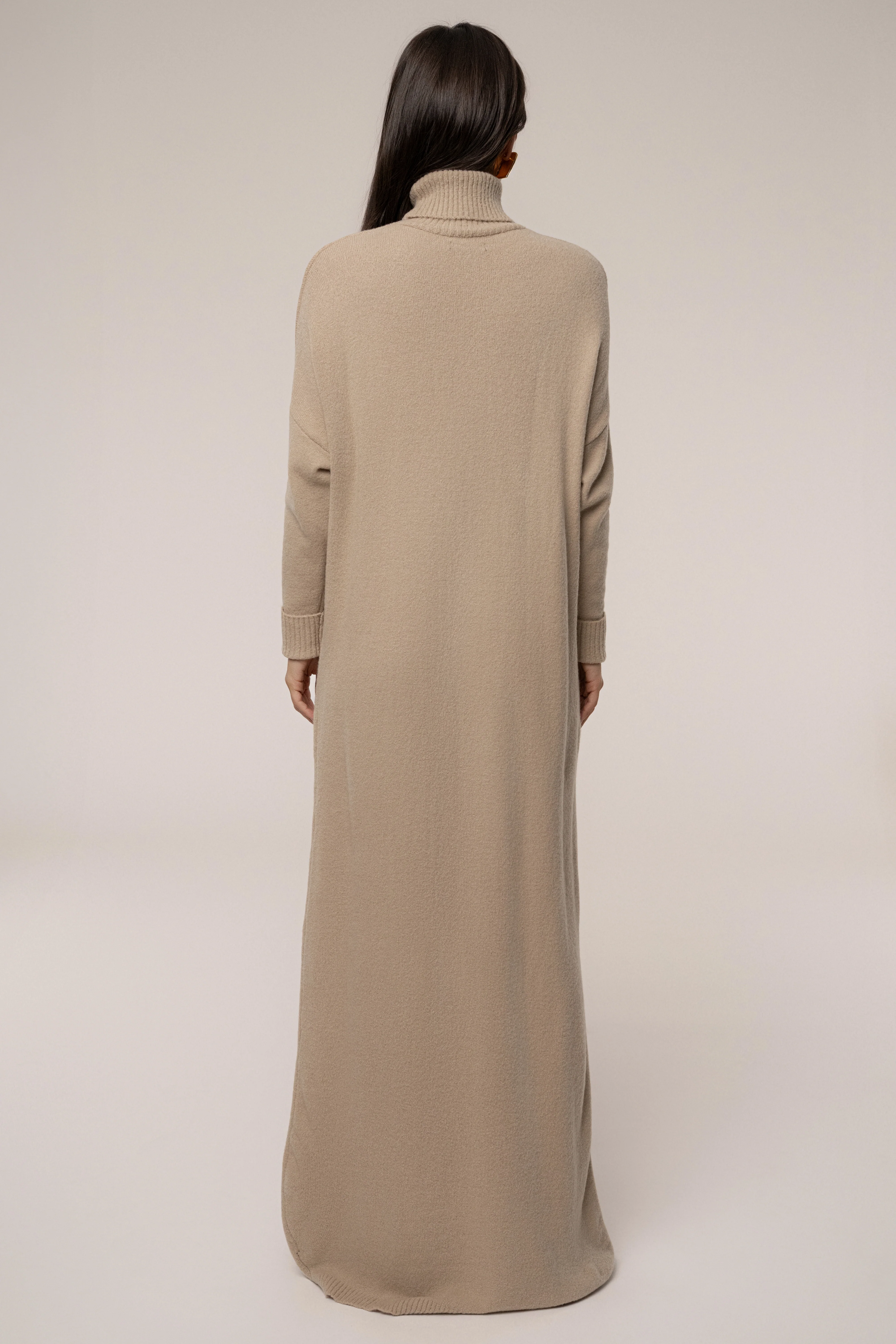 Beige Hartley Knit Maxi Dress - Image 9