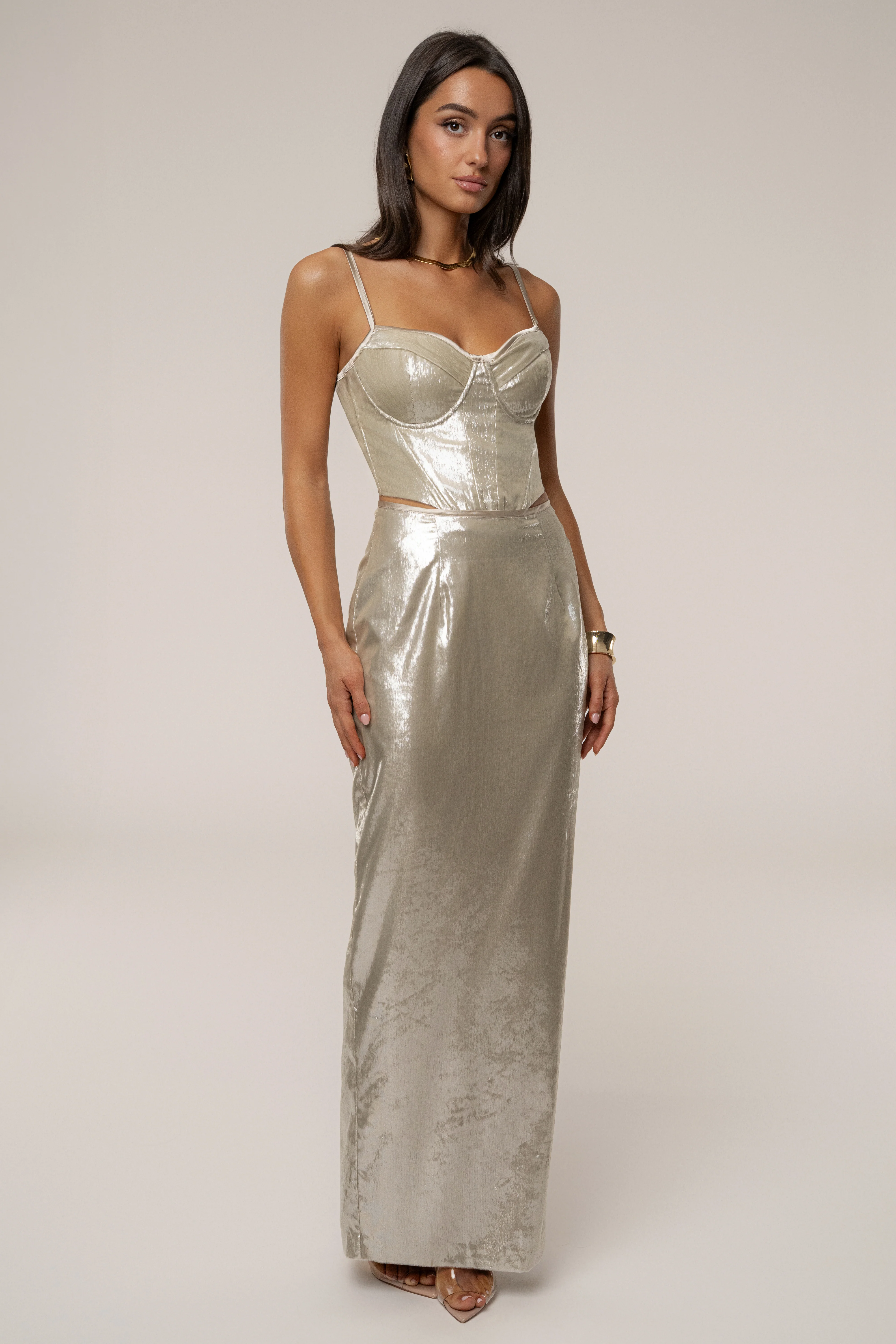Beige Illuminate Corset - Image 7