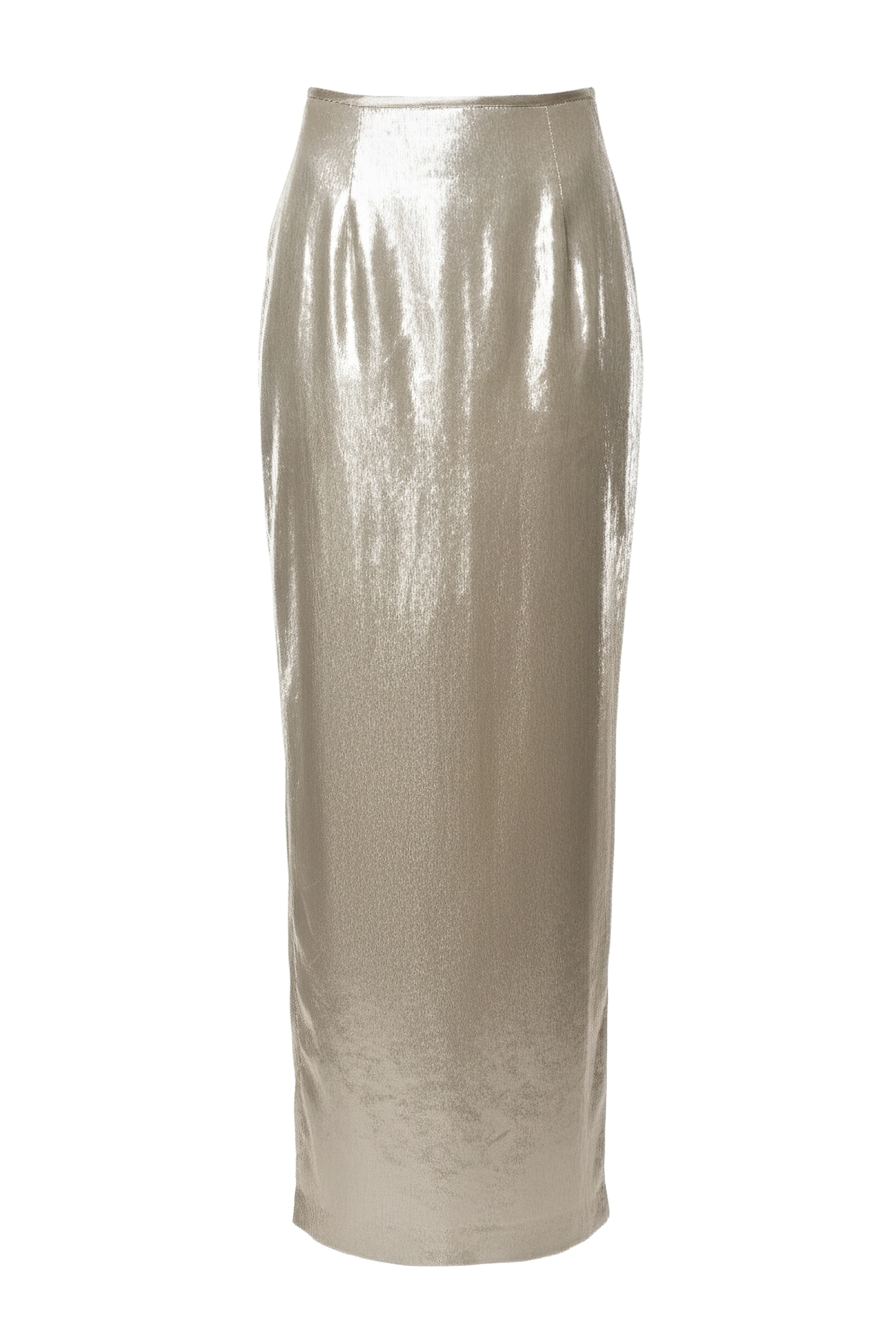 Beige Illuminate Maxi Skirt - Image 2