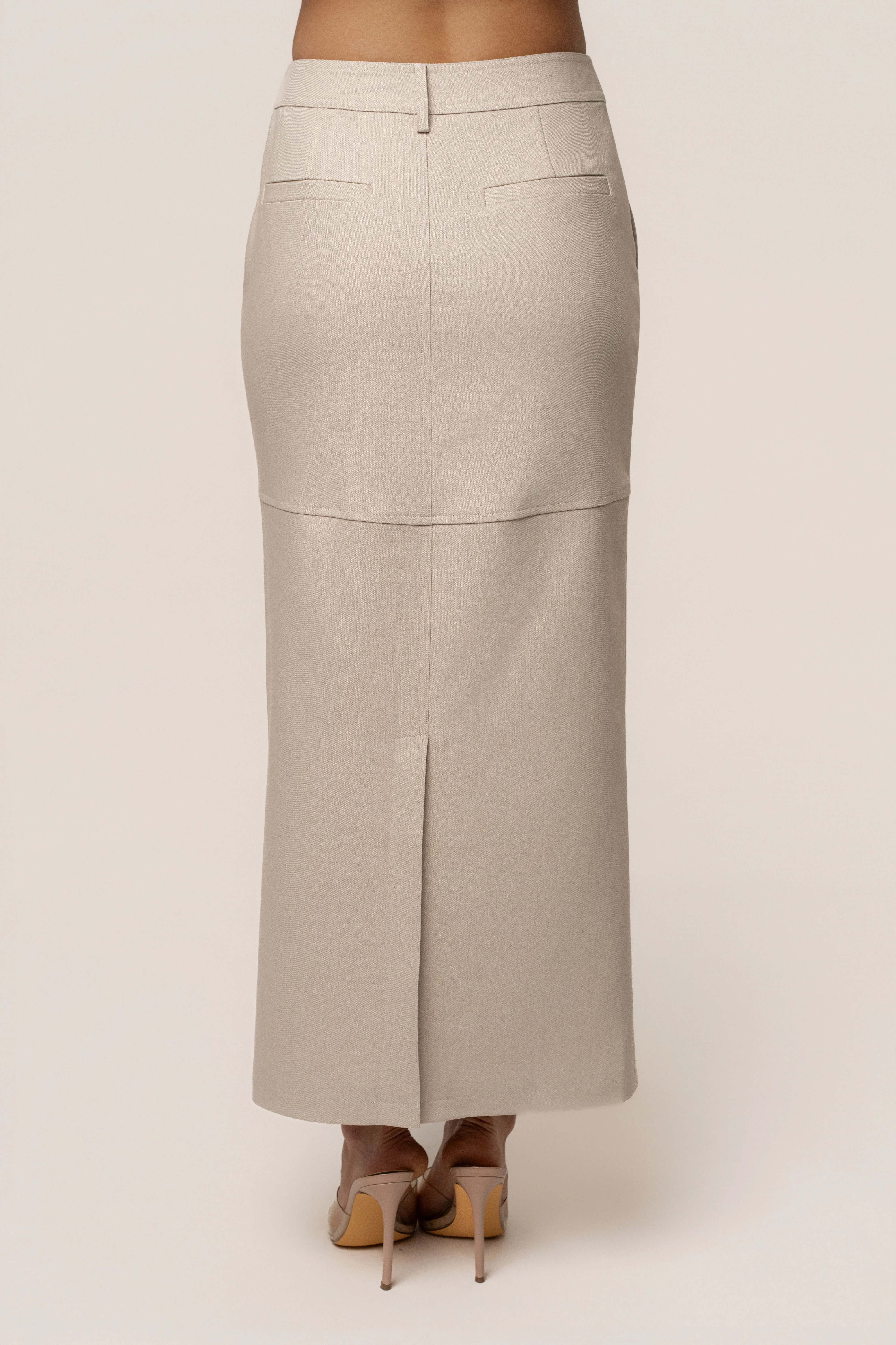 Beige In Focus Skirt - Image 12