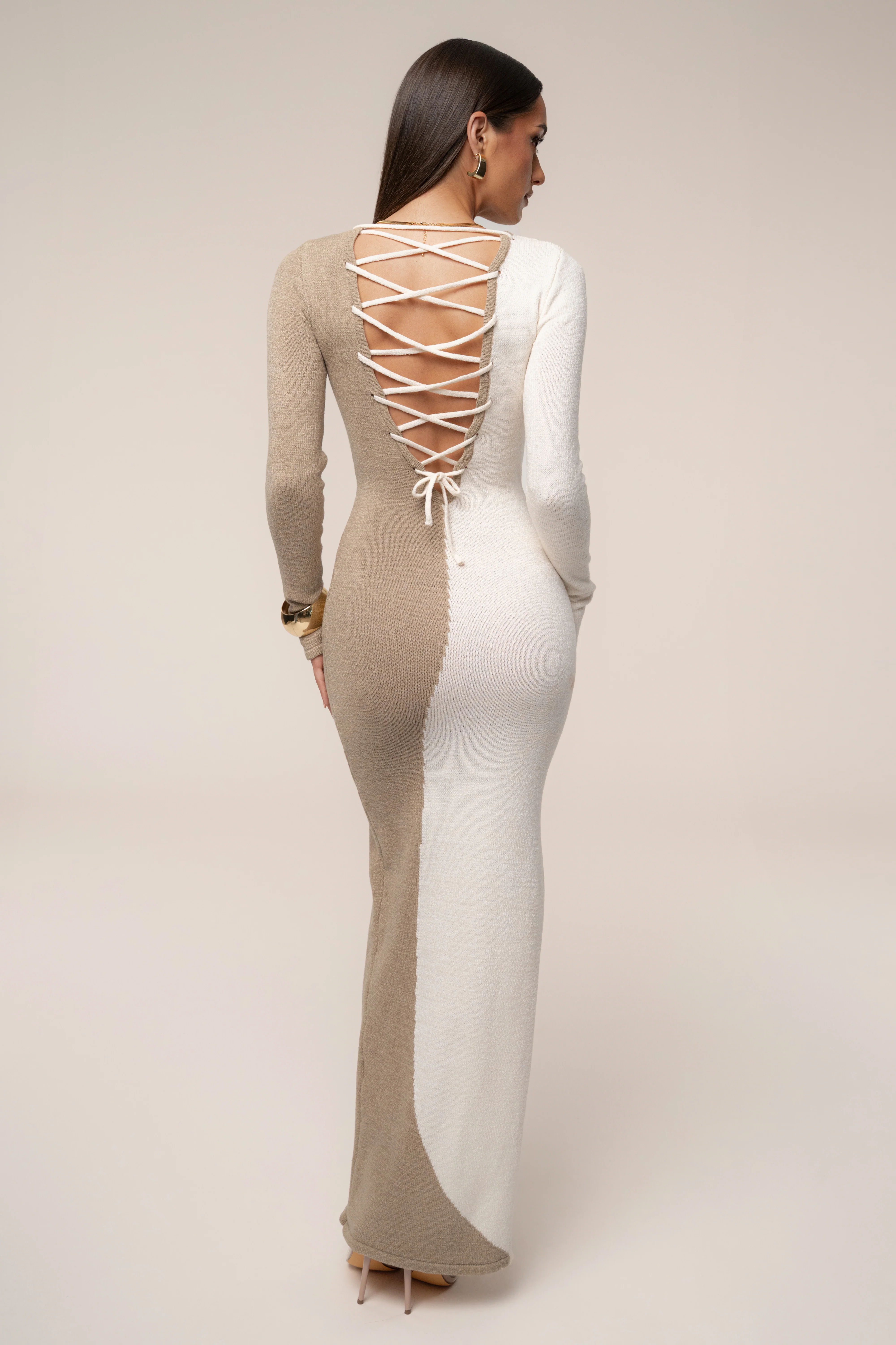 Beige/Ivory No Hard Feelings Dress