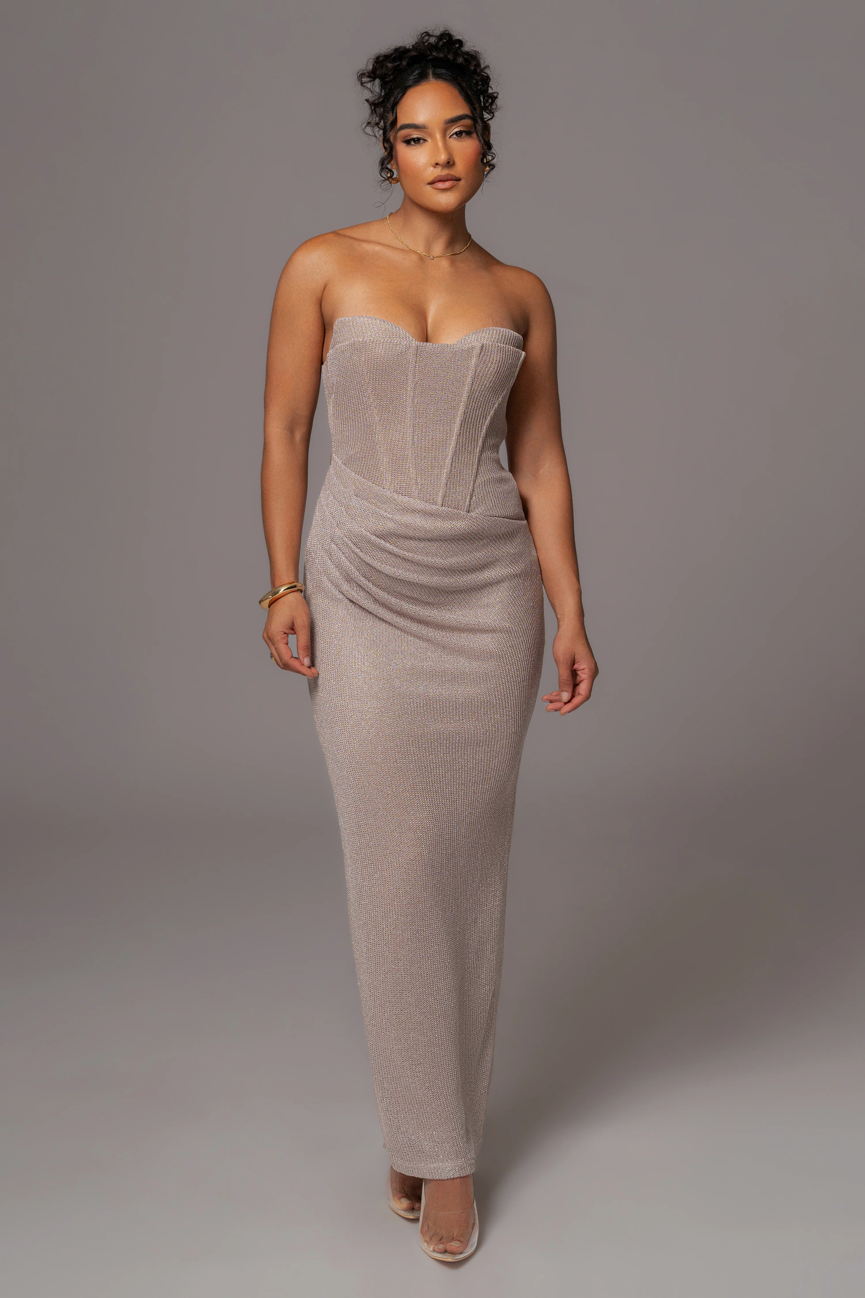 Beige Lush Life Maxi Dress - Image 6