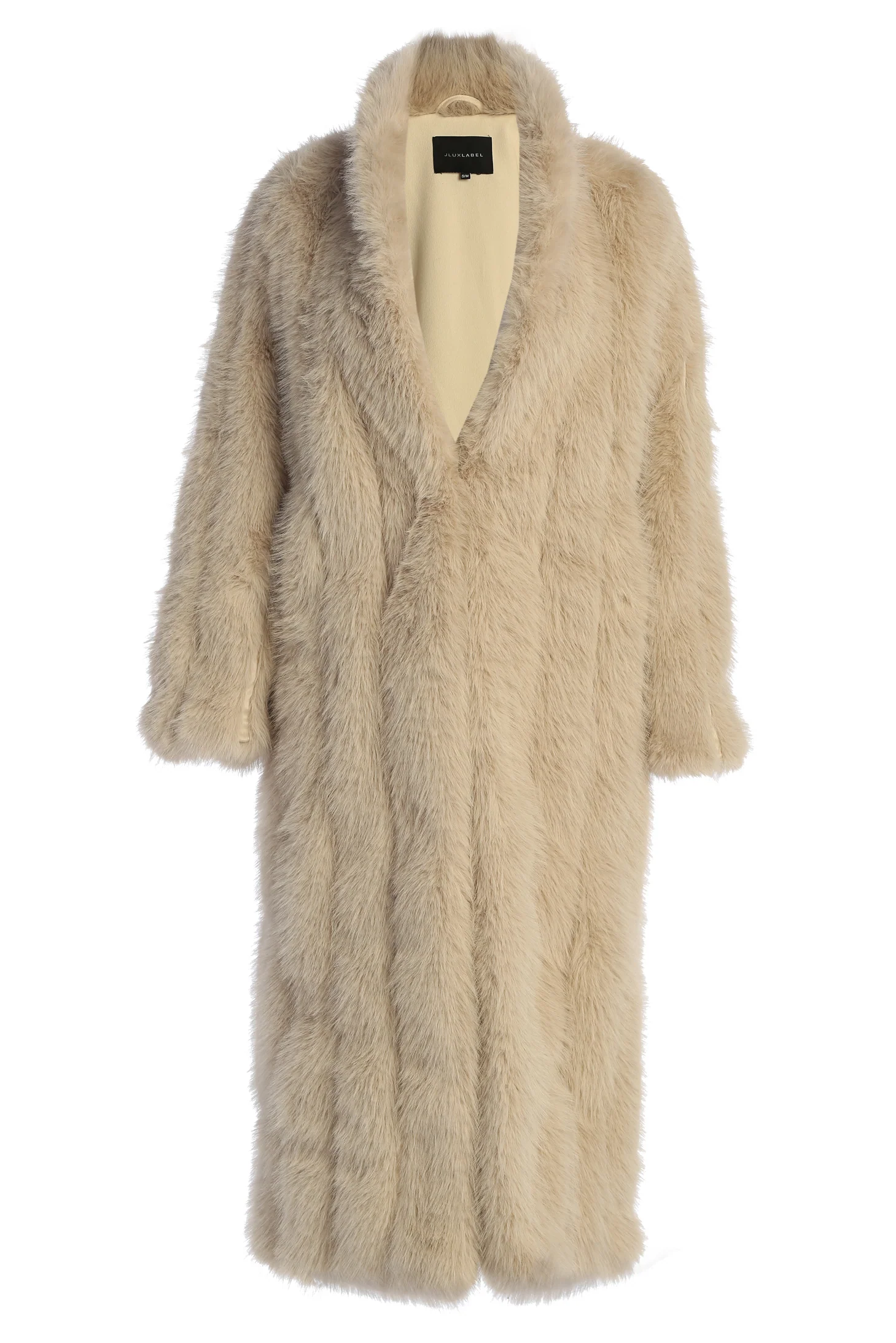 Beige Manhattan Faux Fur Coat - Image 3