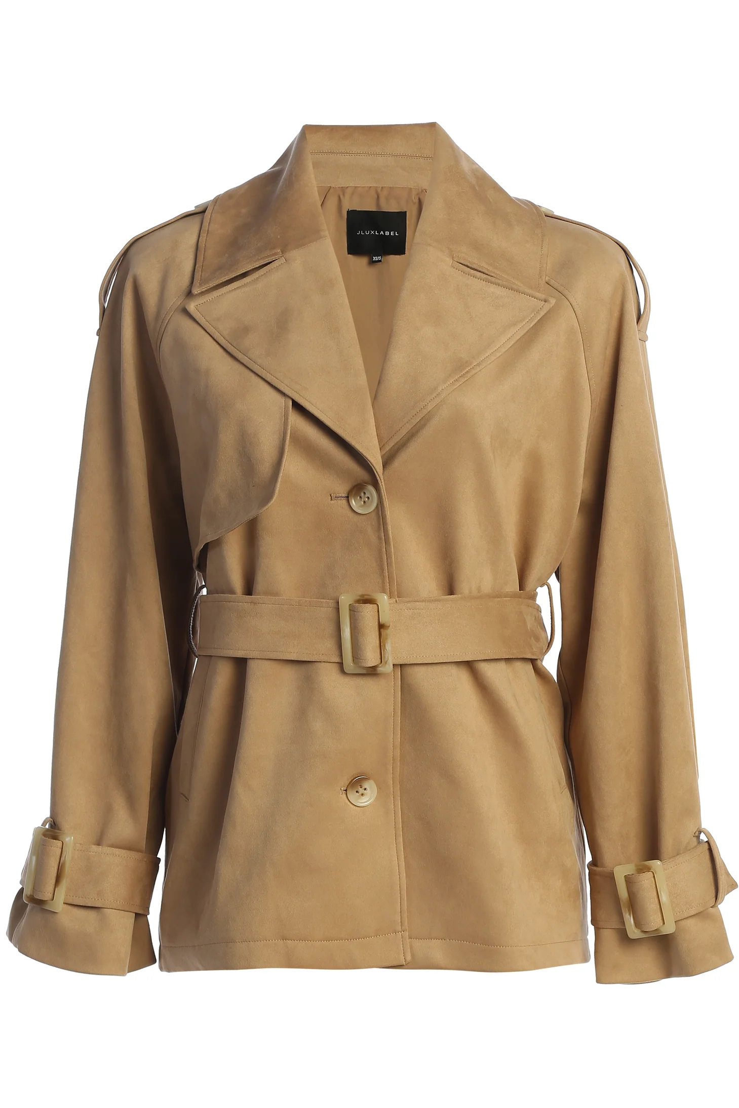 Beige Nightfall Suede Jacket - Image 4