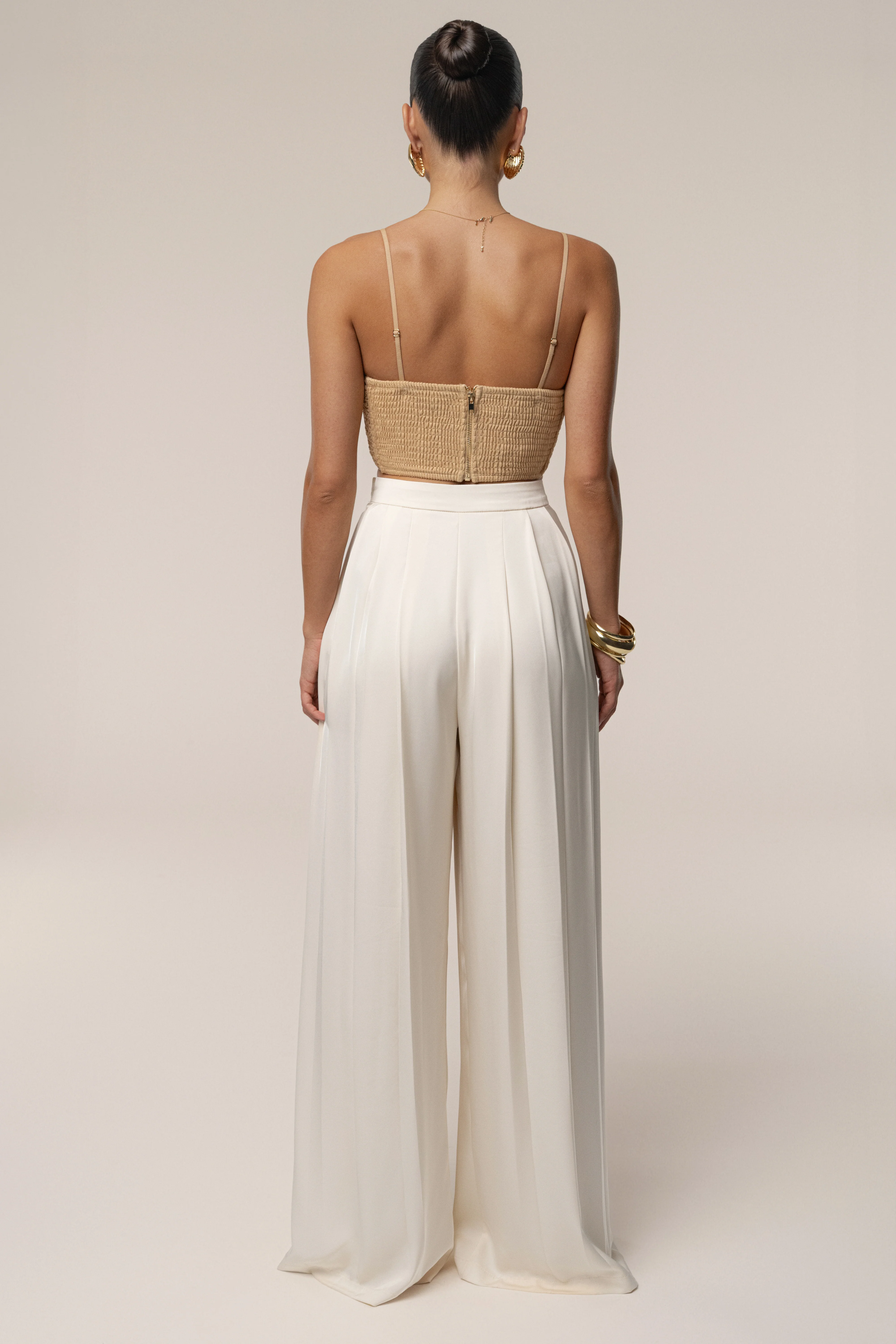 Beige Sail Away Texture Bustier - Image 13