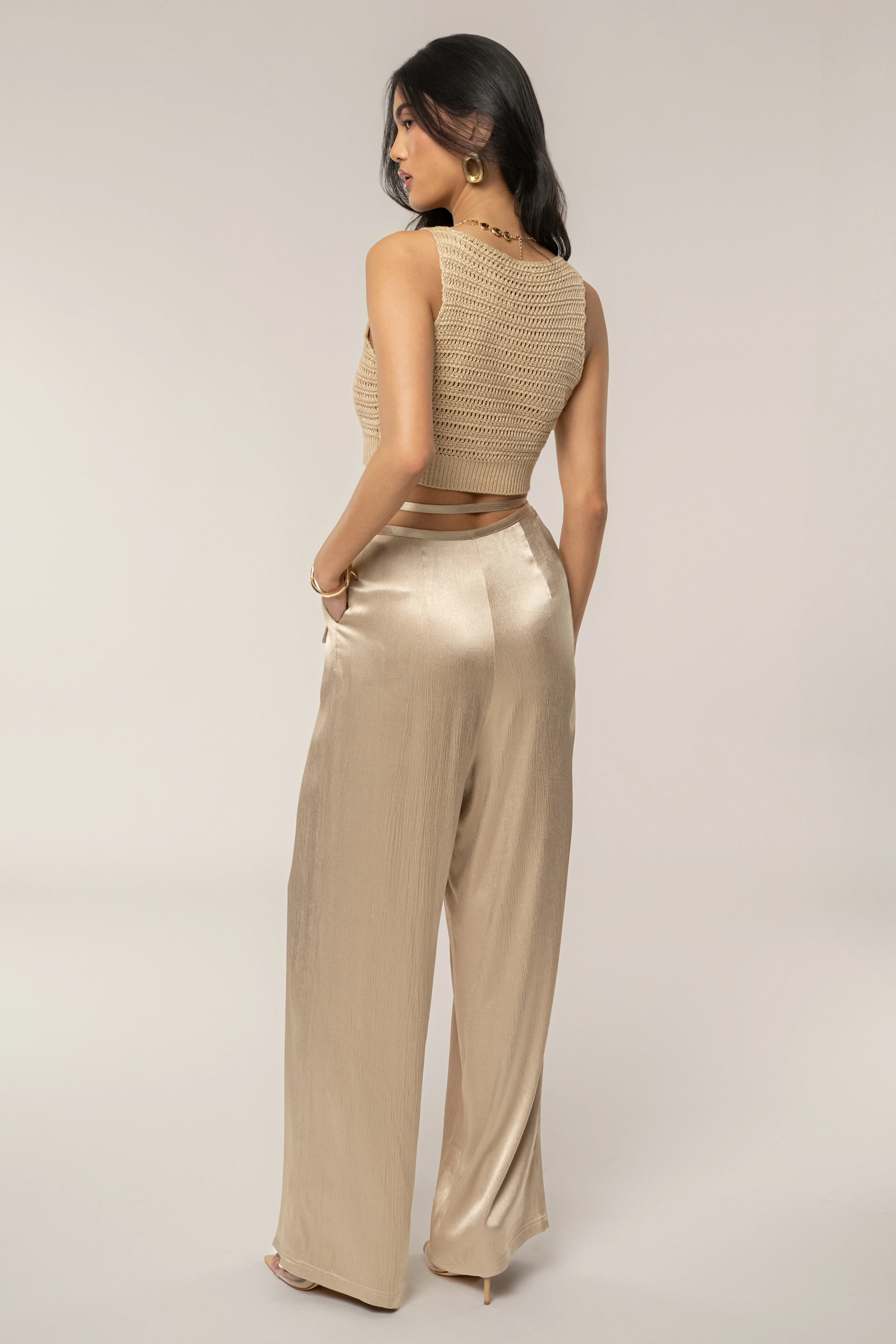 Beige Salmah Crochet Top - Image 13
