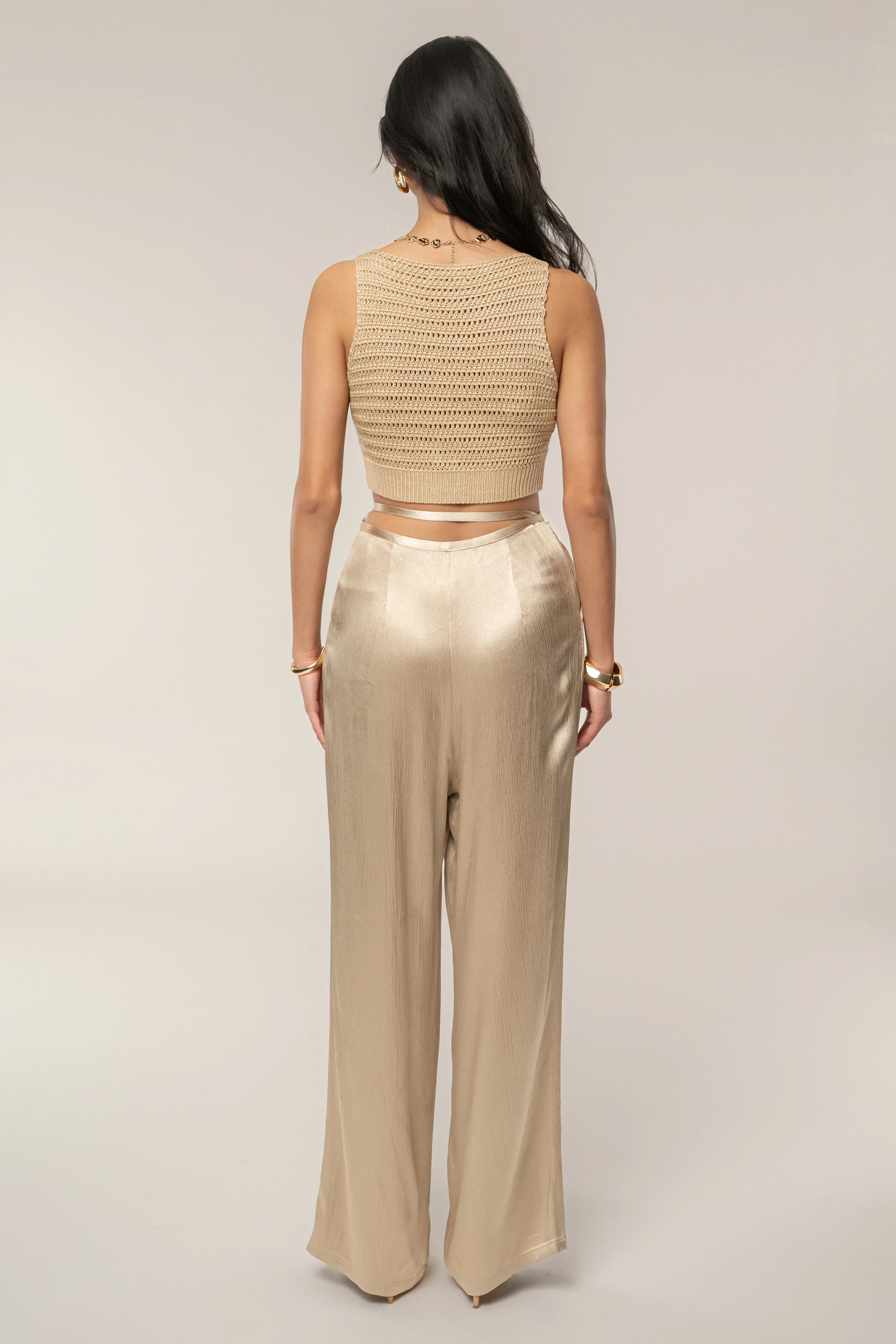 Beige Salmah Crochet Top - Image 15