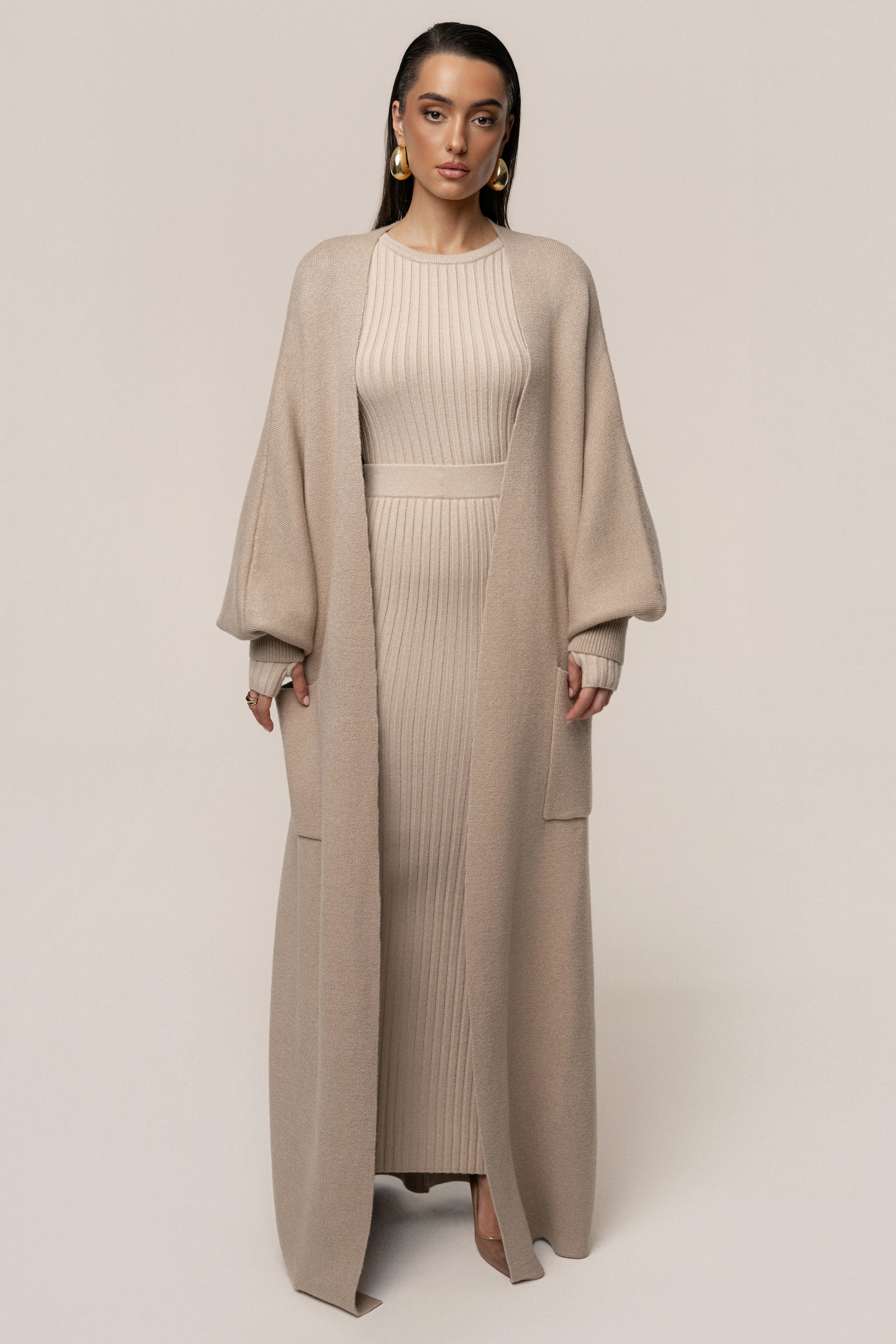 Beige Soft Embrace Cardigan - Image 10