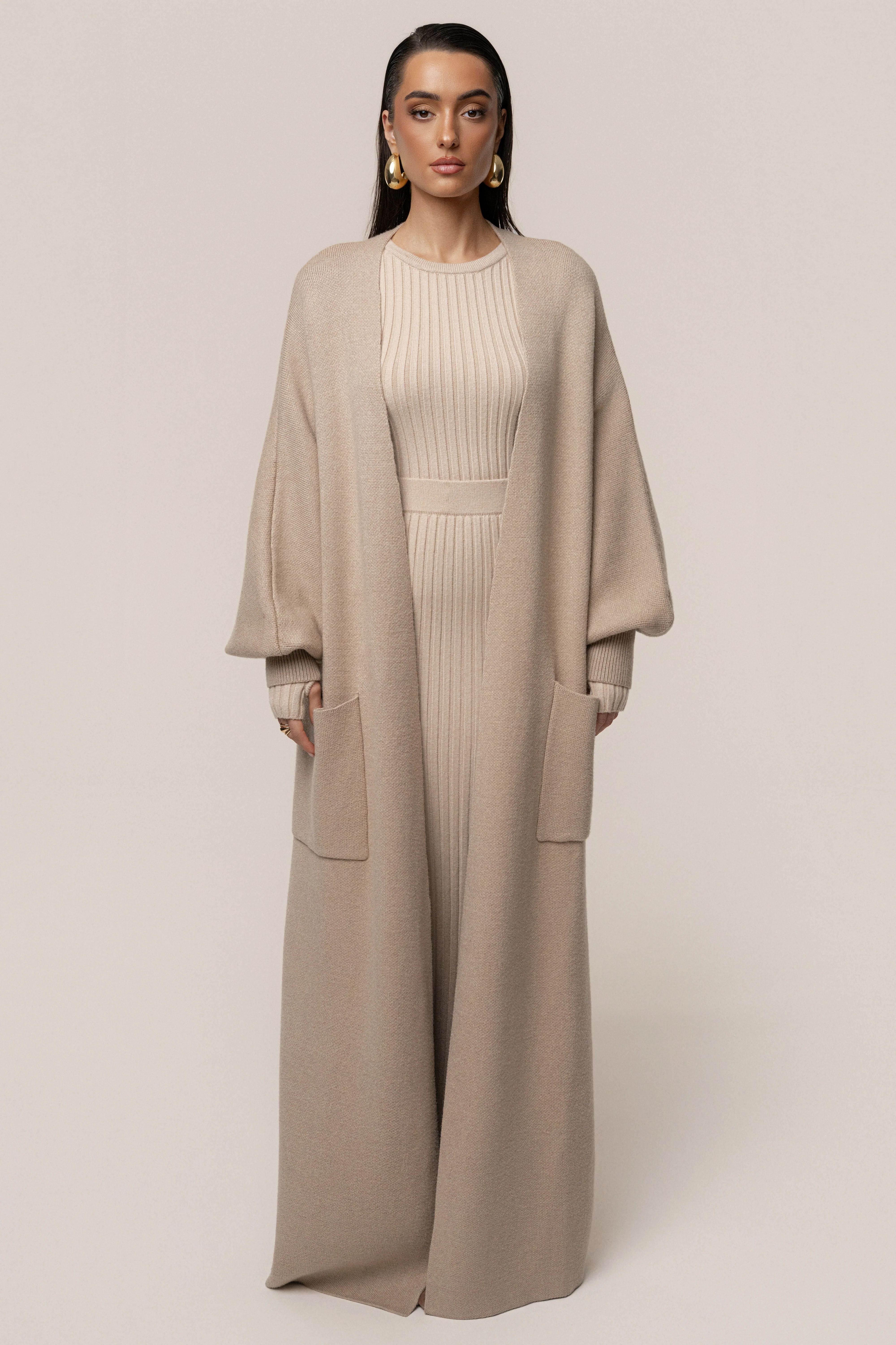 Beige Soft Embrace Cardigan - Image 3