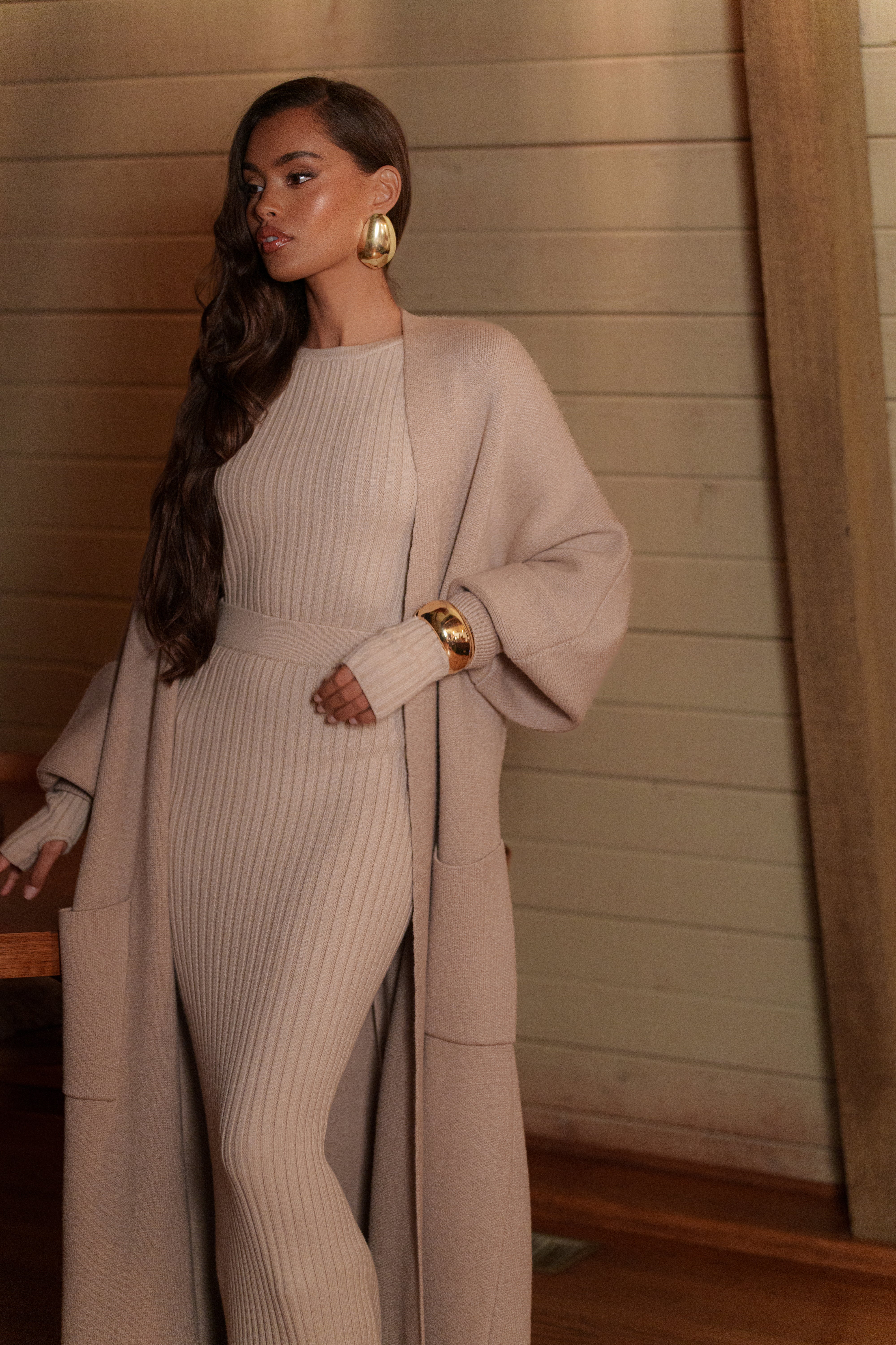 Beige Soft Embrace Cardigan - Image 5