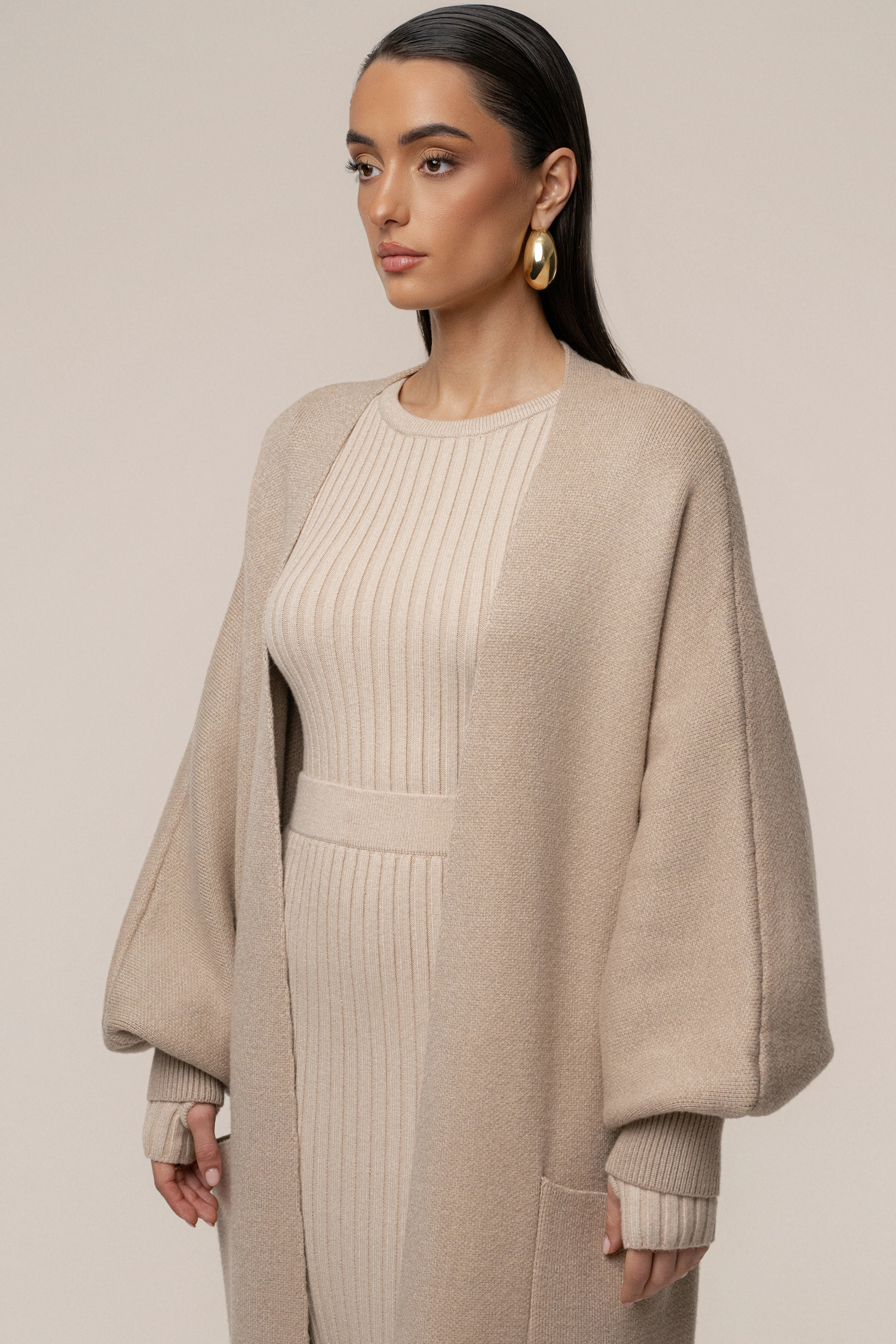 Beige Soft Embrace Cardigan - Image 6