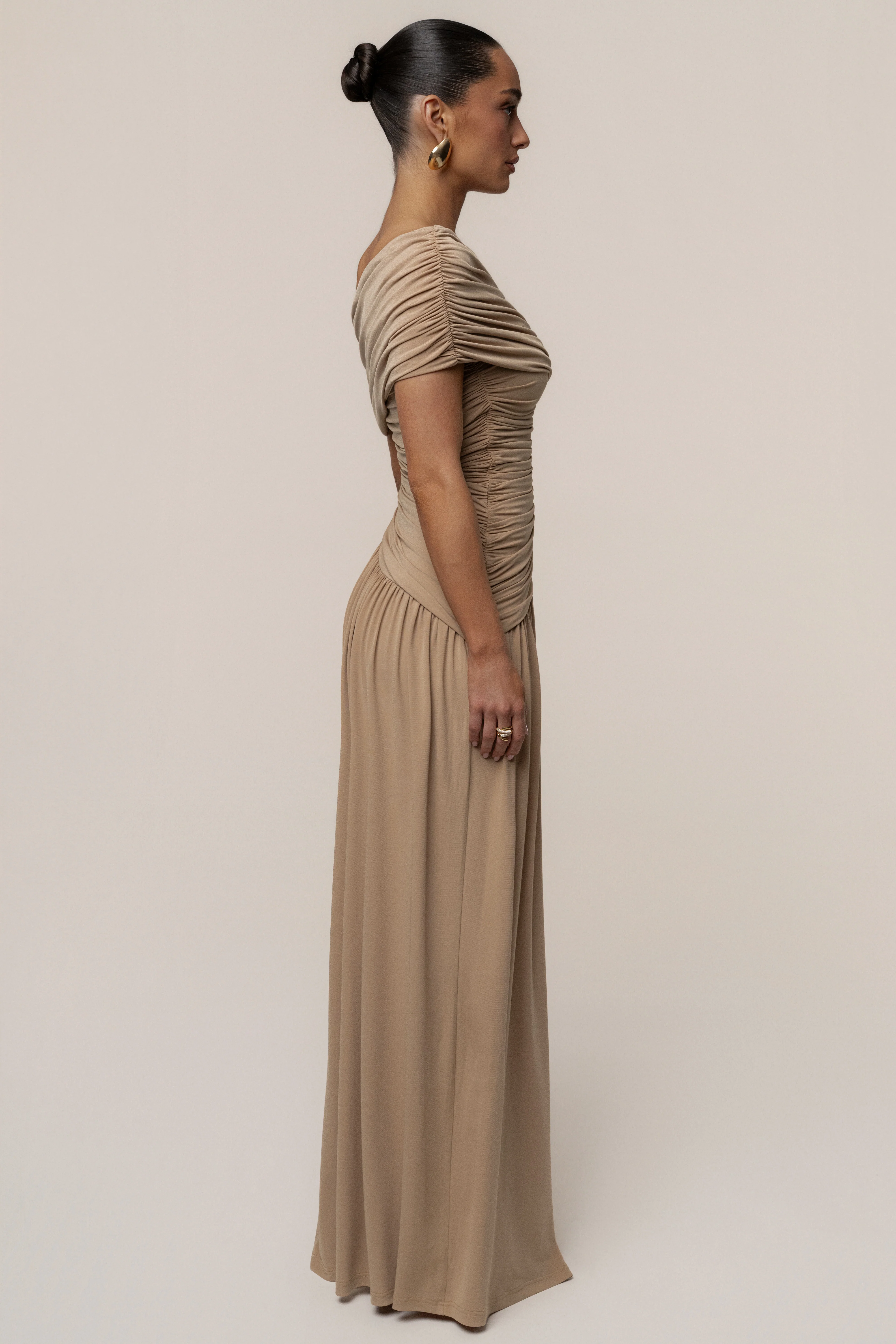 Beige Vision Of Elegance Maxi Dress - Image 17