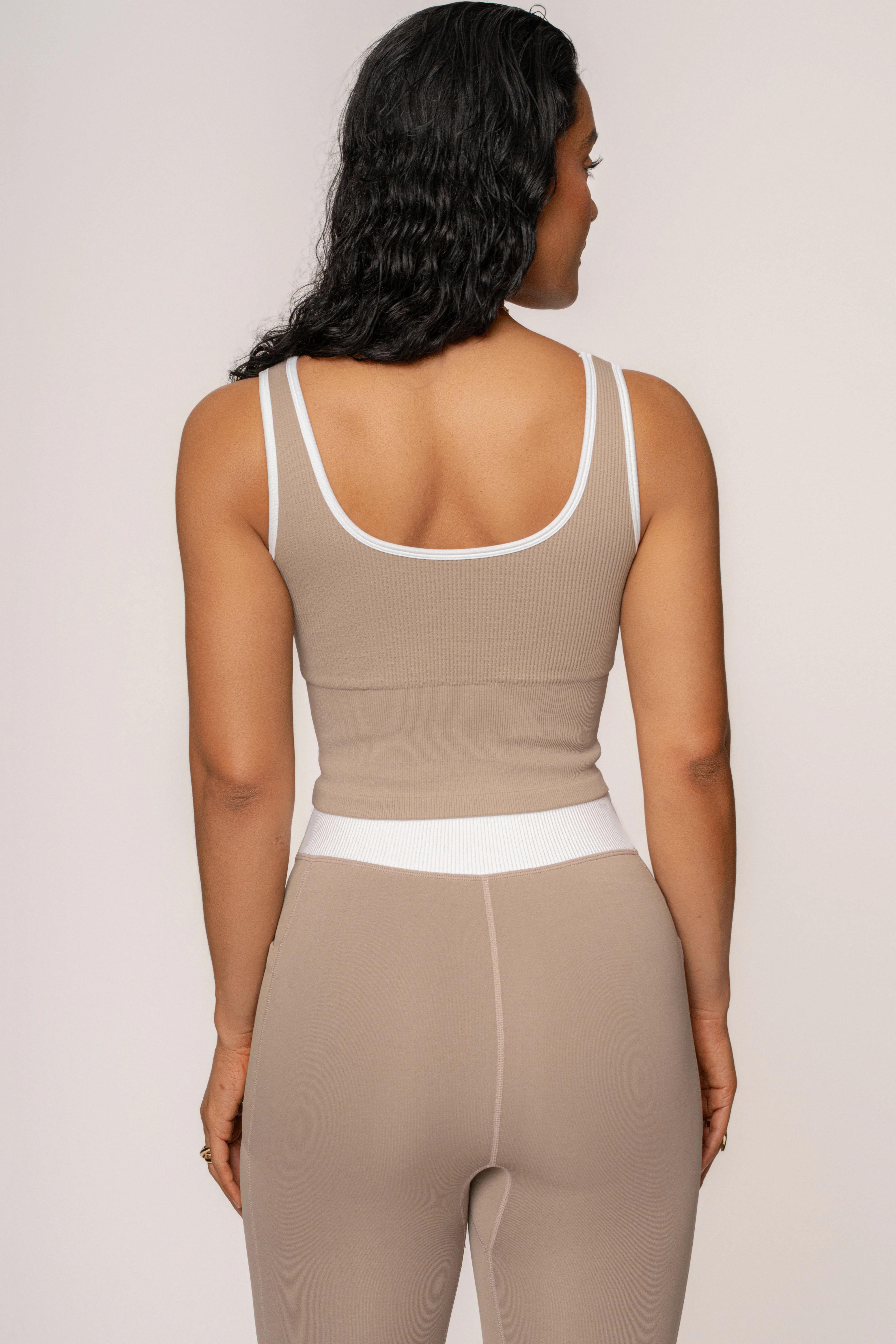 Beige/White Limitless Performance Top - Image 8