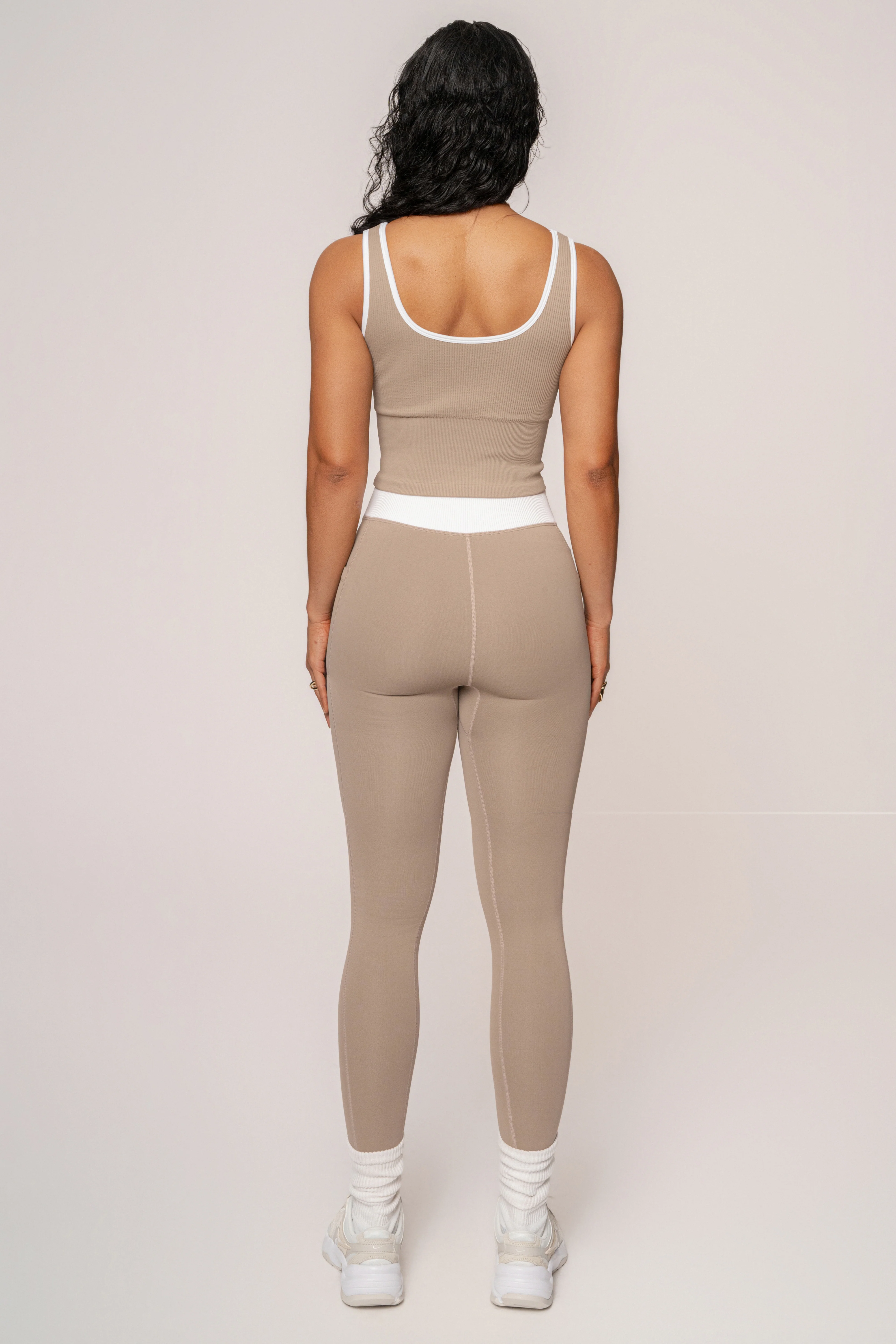 Beige/White Limitless Performance Top - Image 9