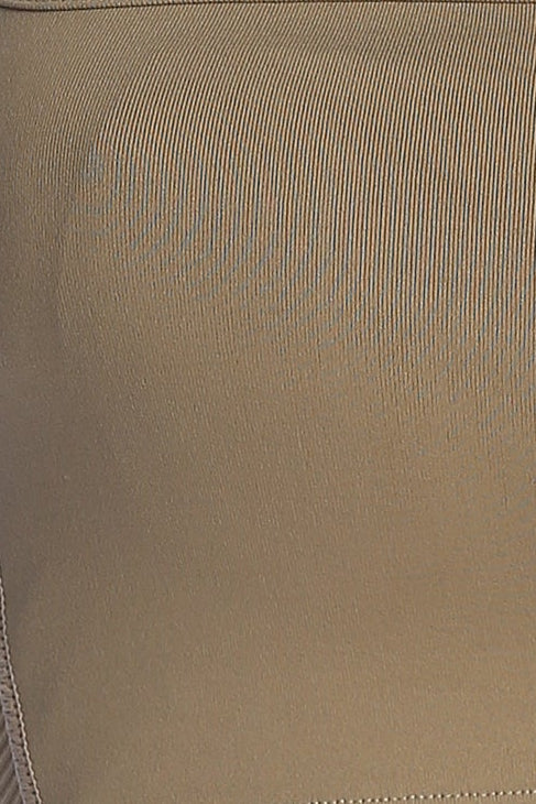 Beige/White Ultimate Ribbed Halter Top - Image 17