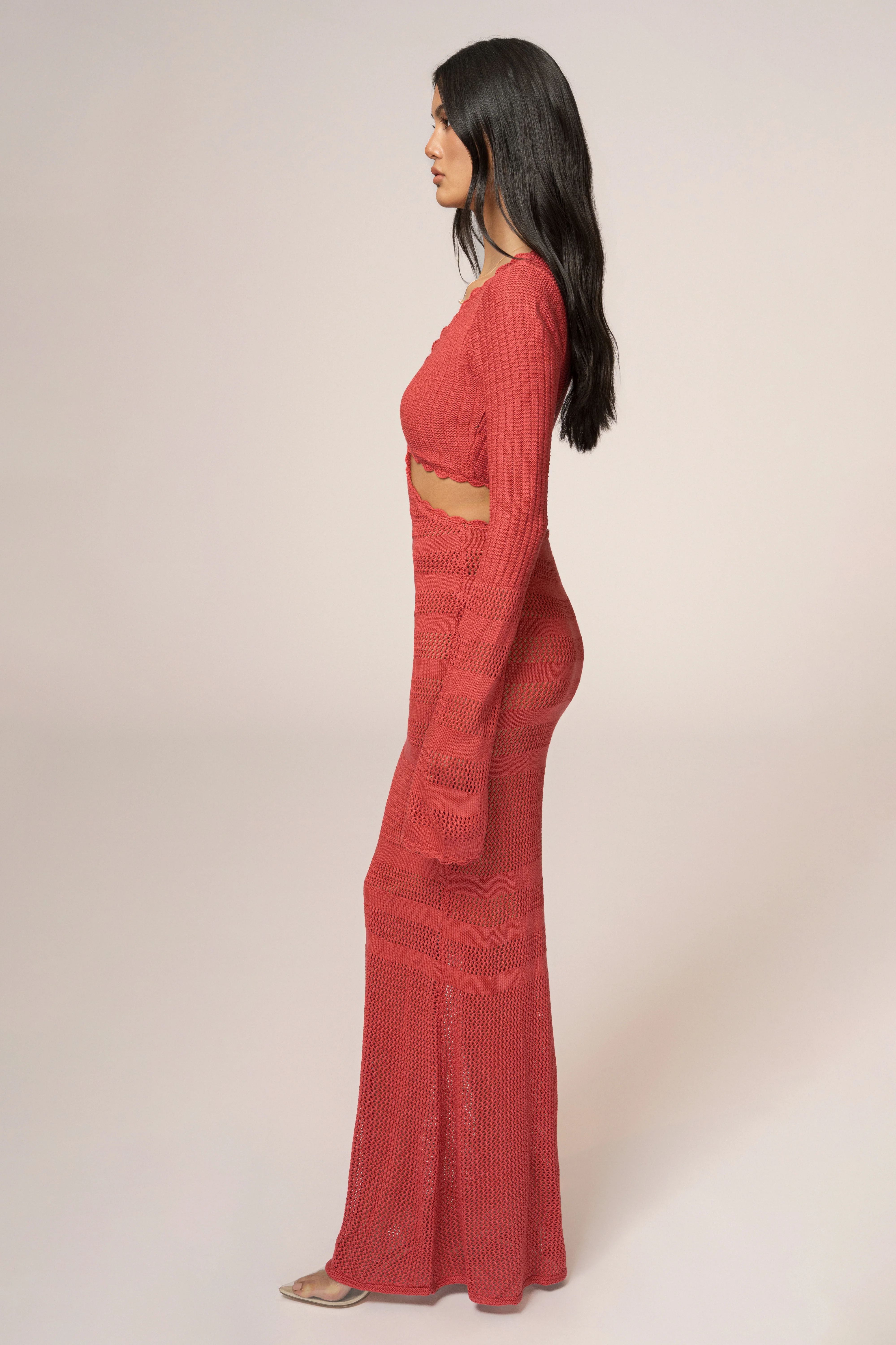 Berry Blossom Haven Maxi Dress - Image 7