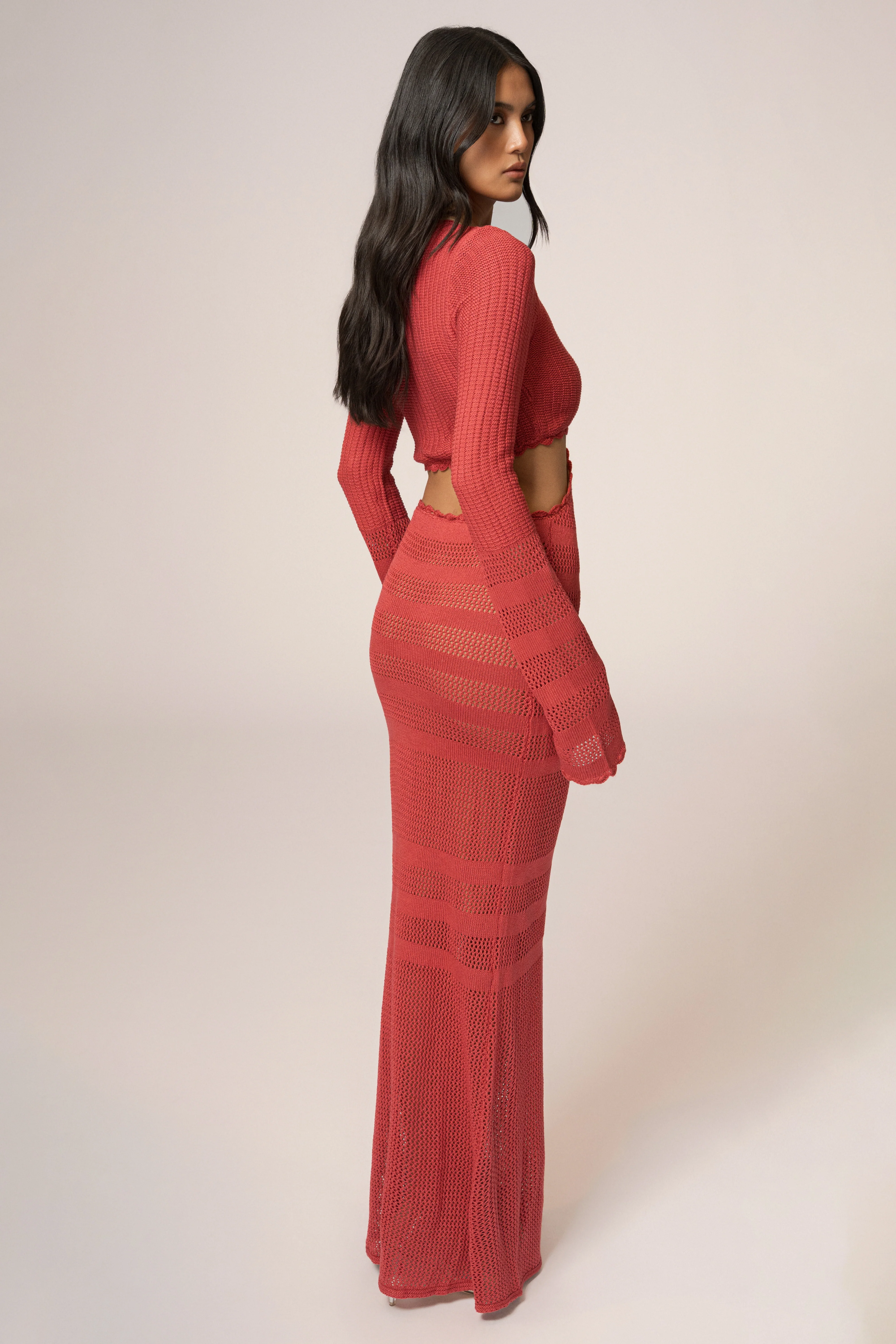 Berry Blossom Haven Maxi Dress - Image 9
