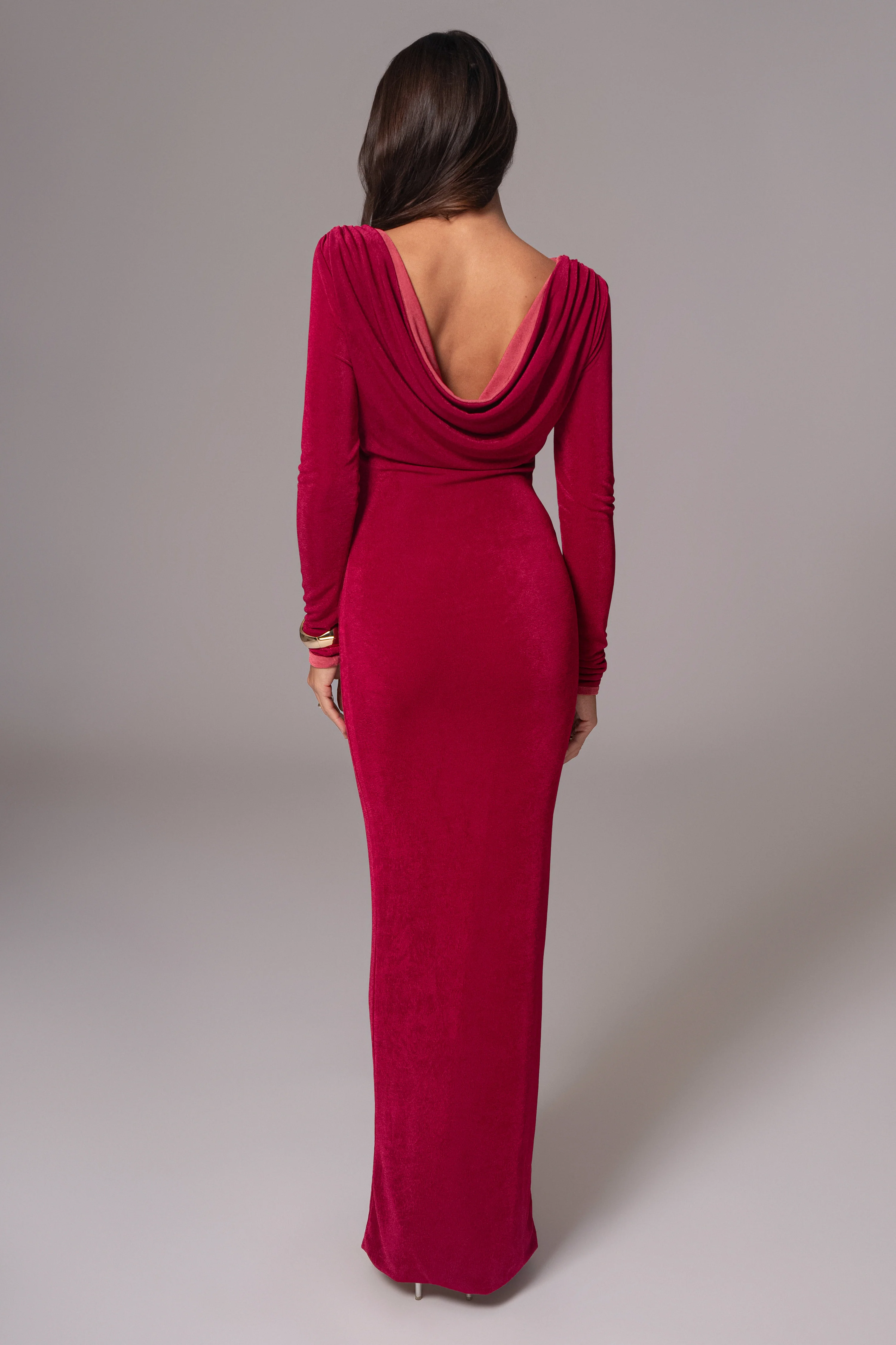 Berry/Mauve Ashton Reversible Maxi Dress - Image 22