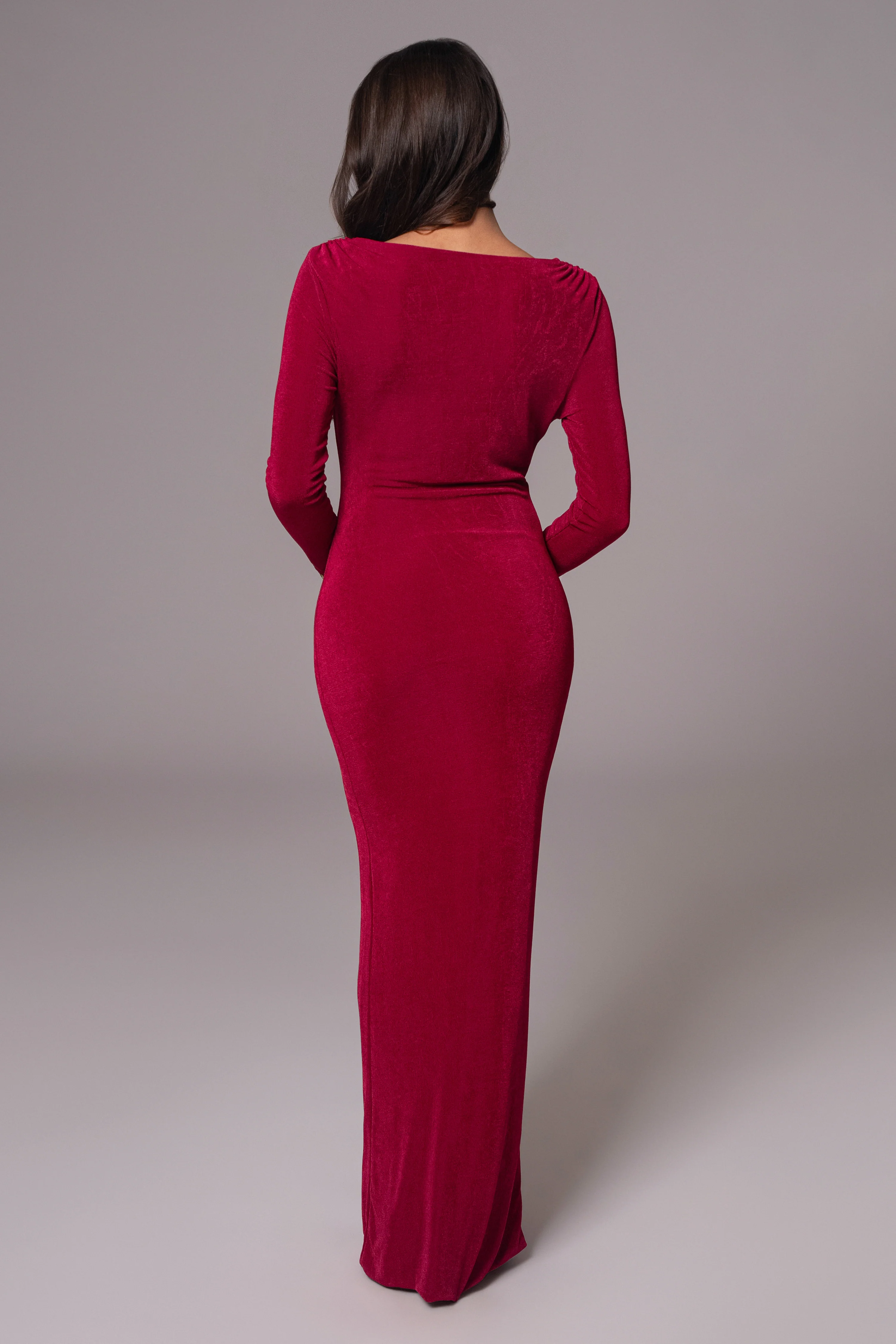 Berry/Mauve Ashton Reversible Maxi Dress - Image 23