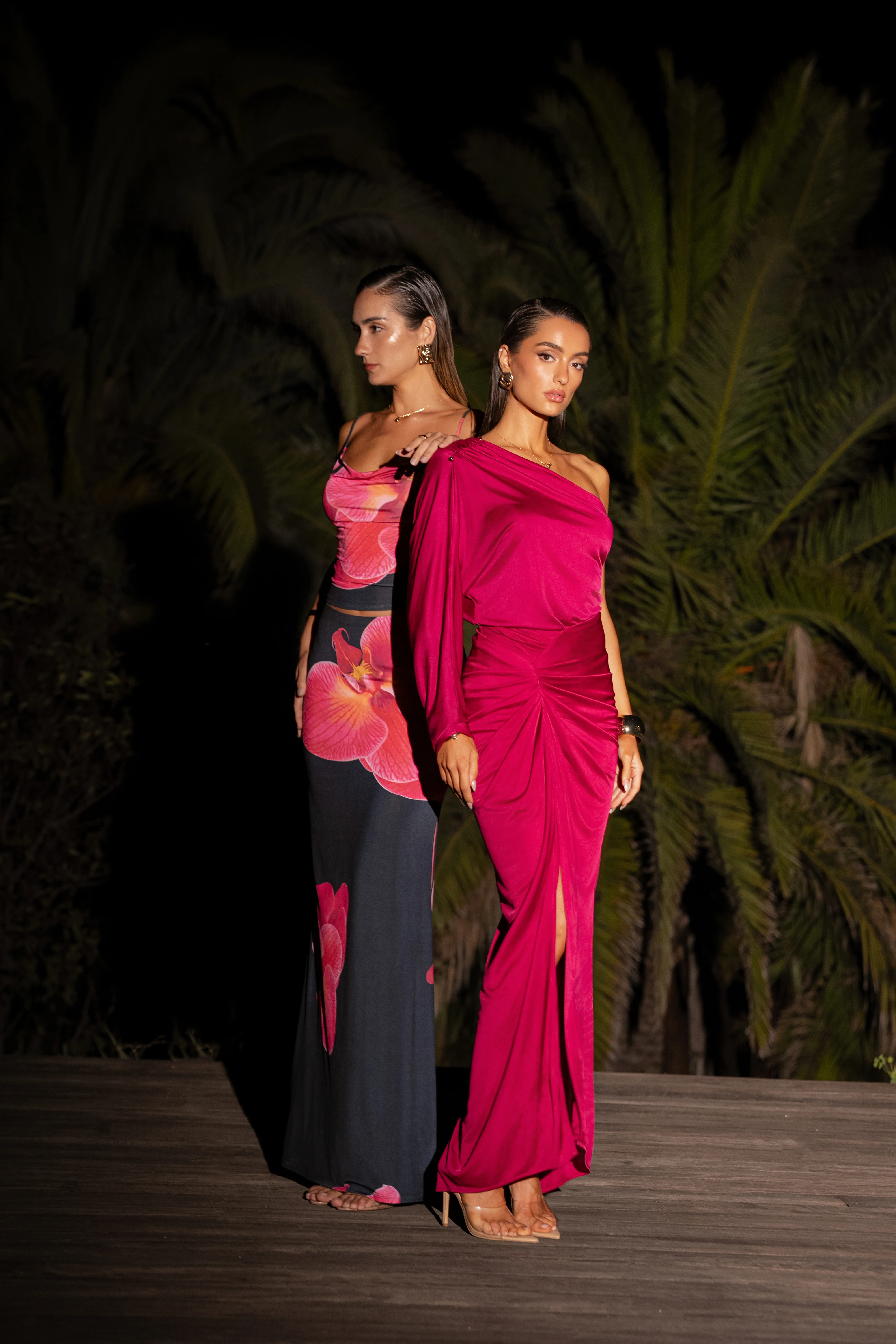 Berry One Shoulder Shirred Bodysuit - Image 11
