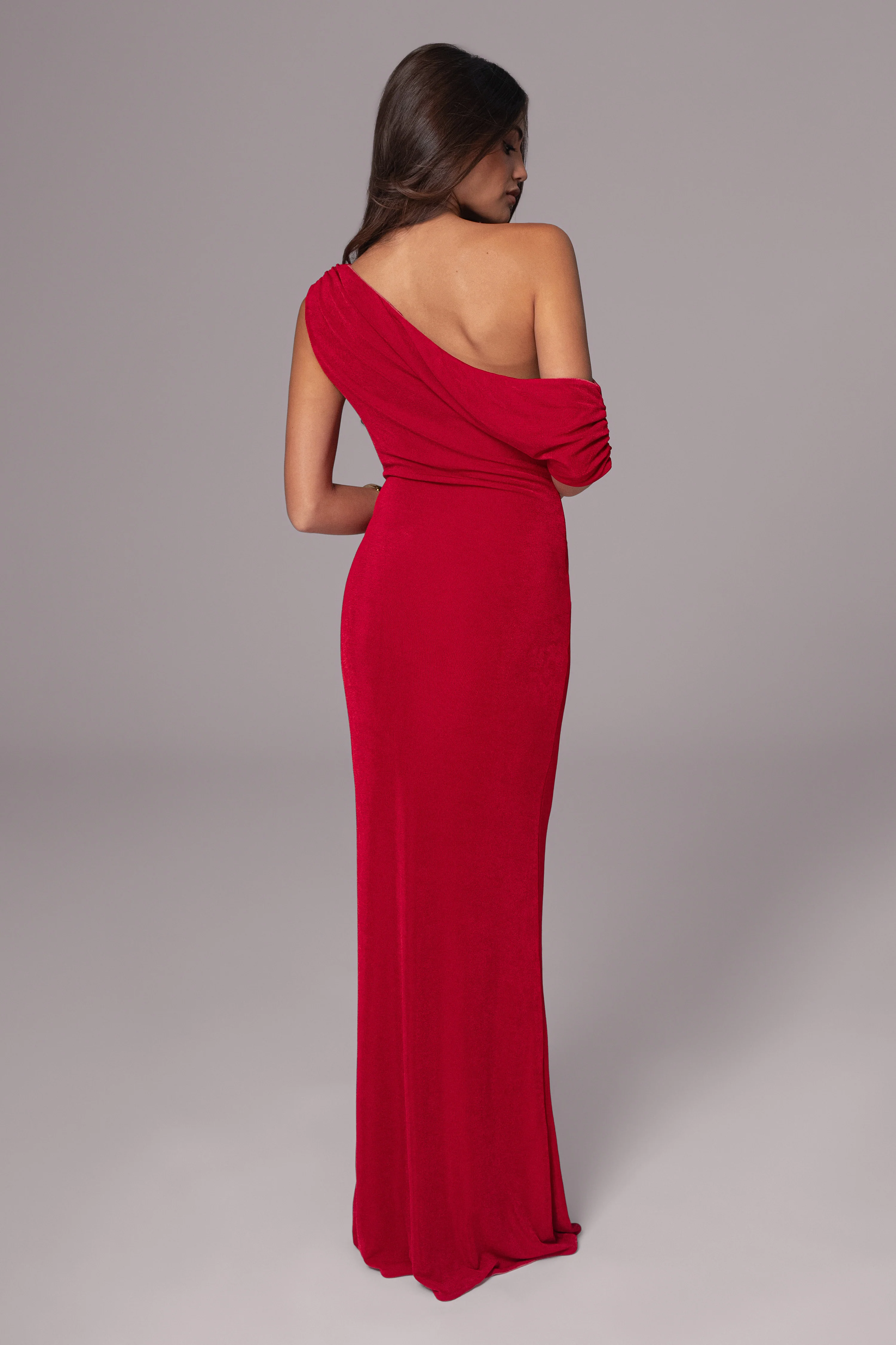Berry/Red Classic Elegance Reversible Maxi Dress - Image 20
