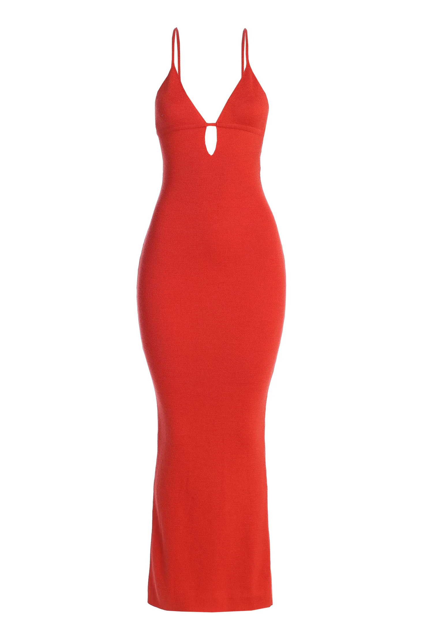 Berry Sun Rays Knit Maxi Dress - Image 2