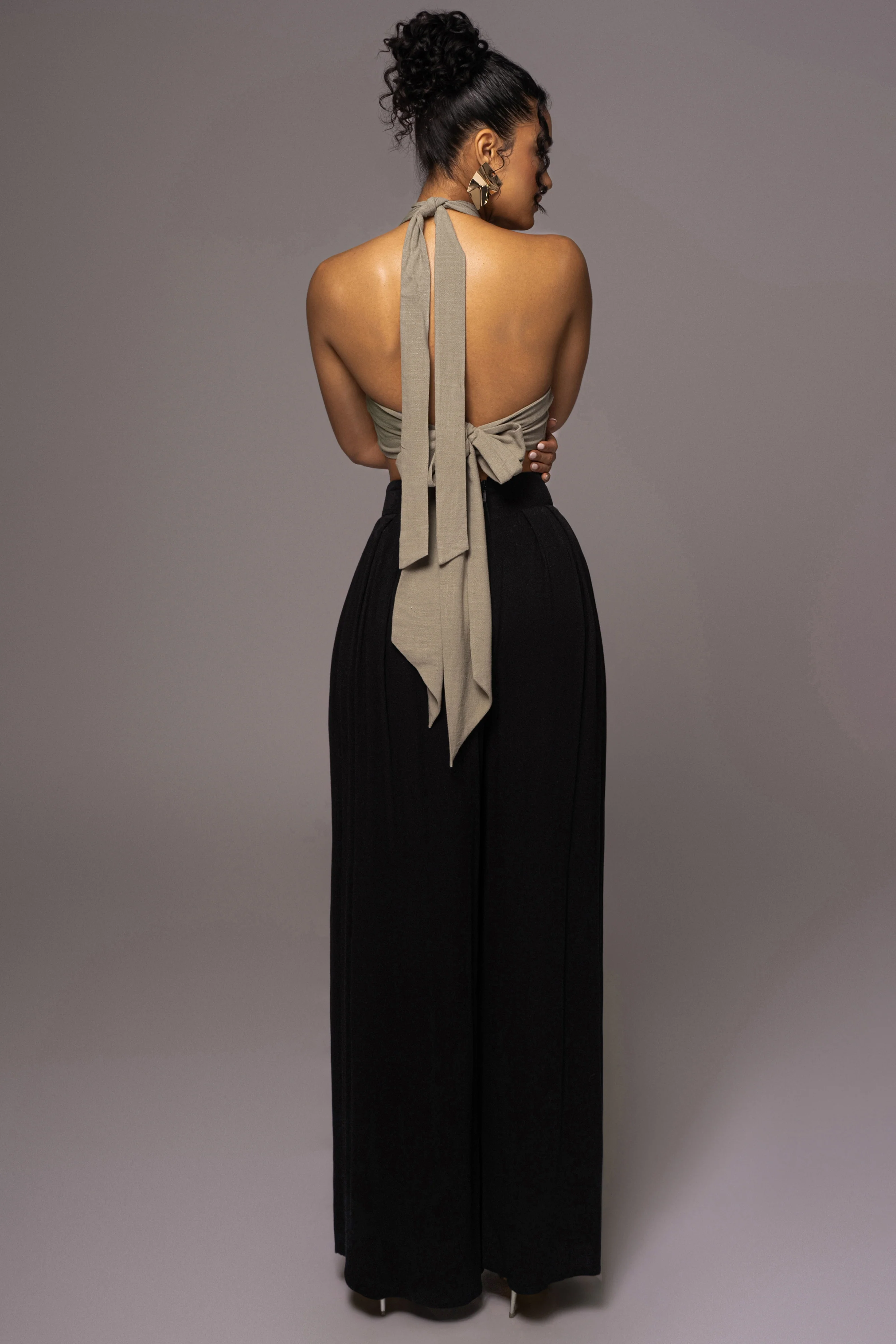 Black After Sunset Pleated Pants - Image 11