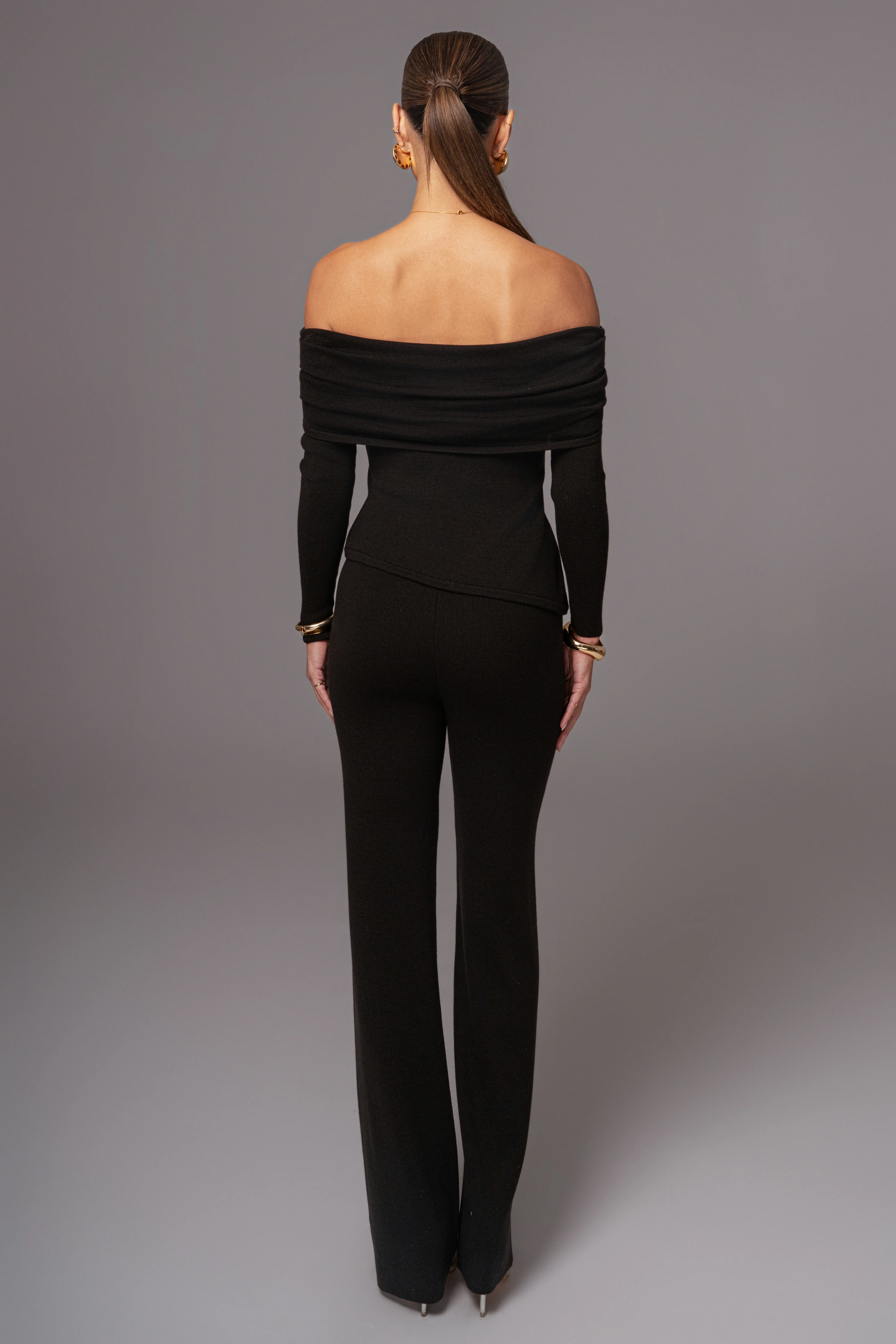 Black Alani Knit Pants - Image 7