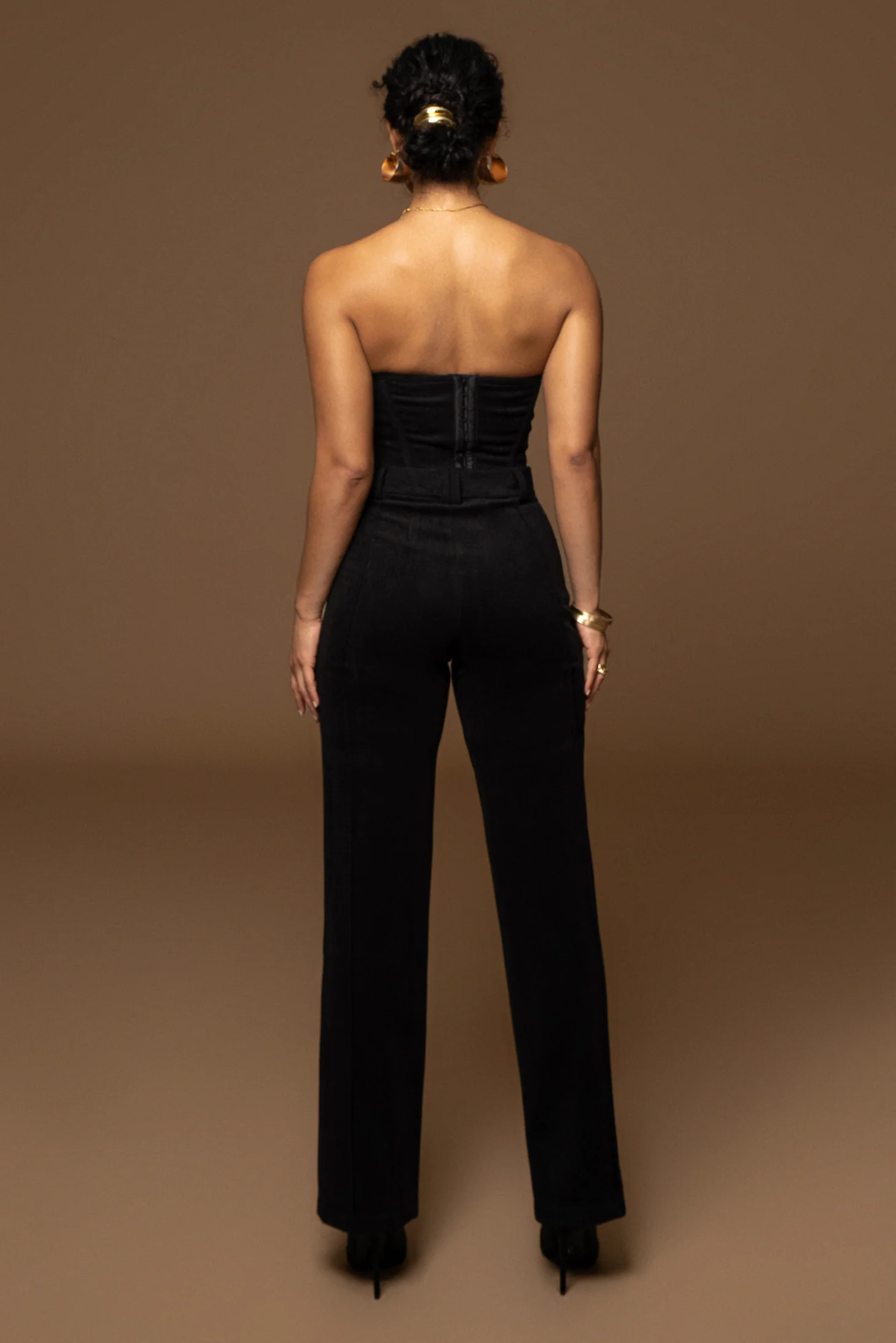 Black ALL YOU NEED WOVEN CORSET - Image 7