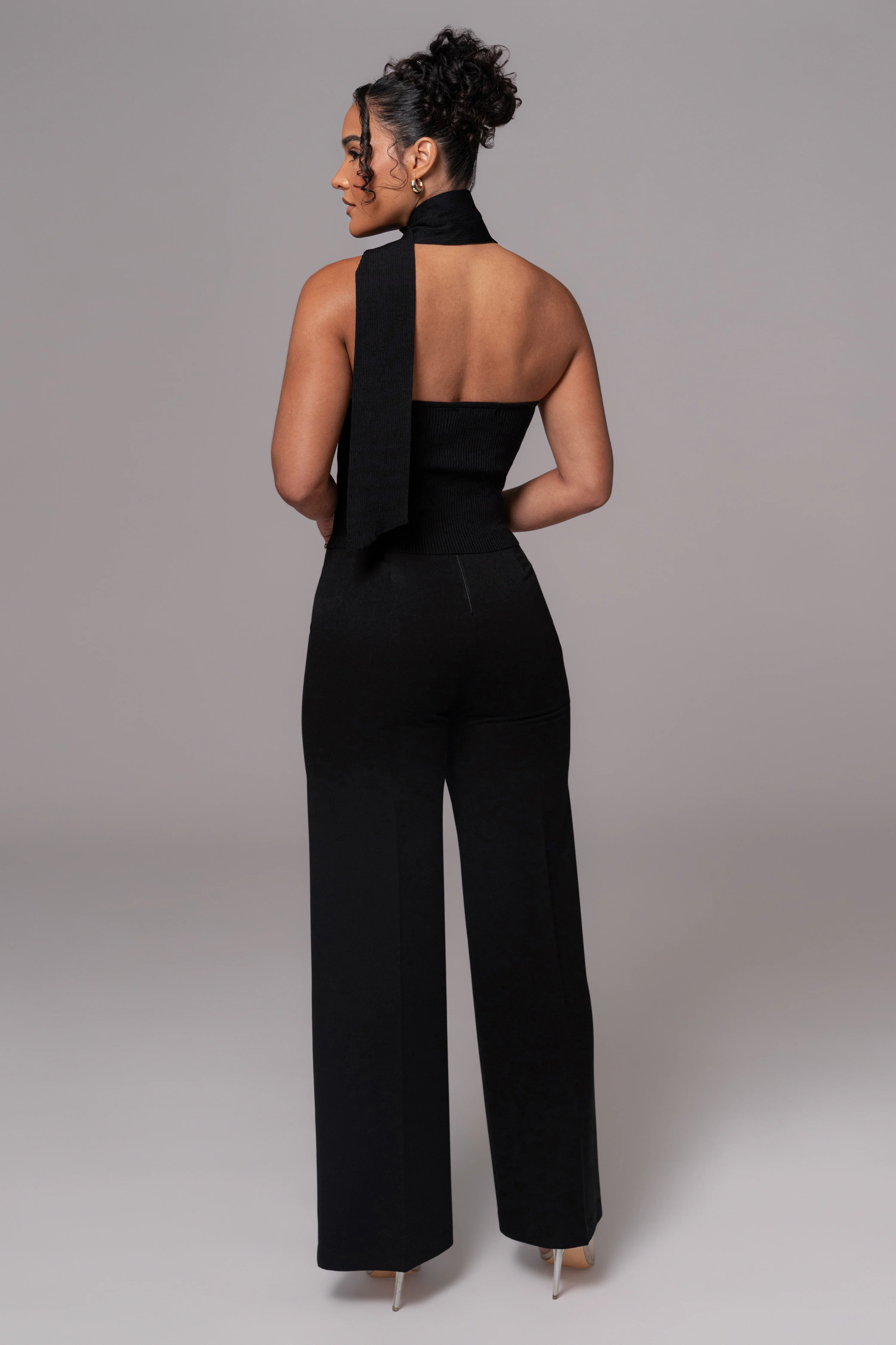 Black Anderson Ribbed Top - Image 6