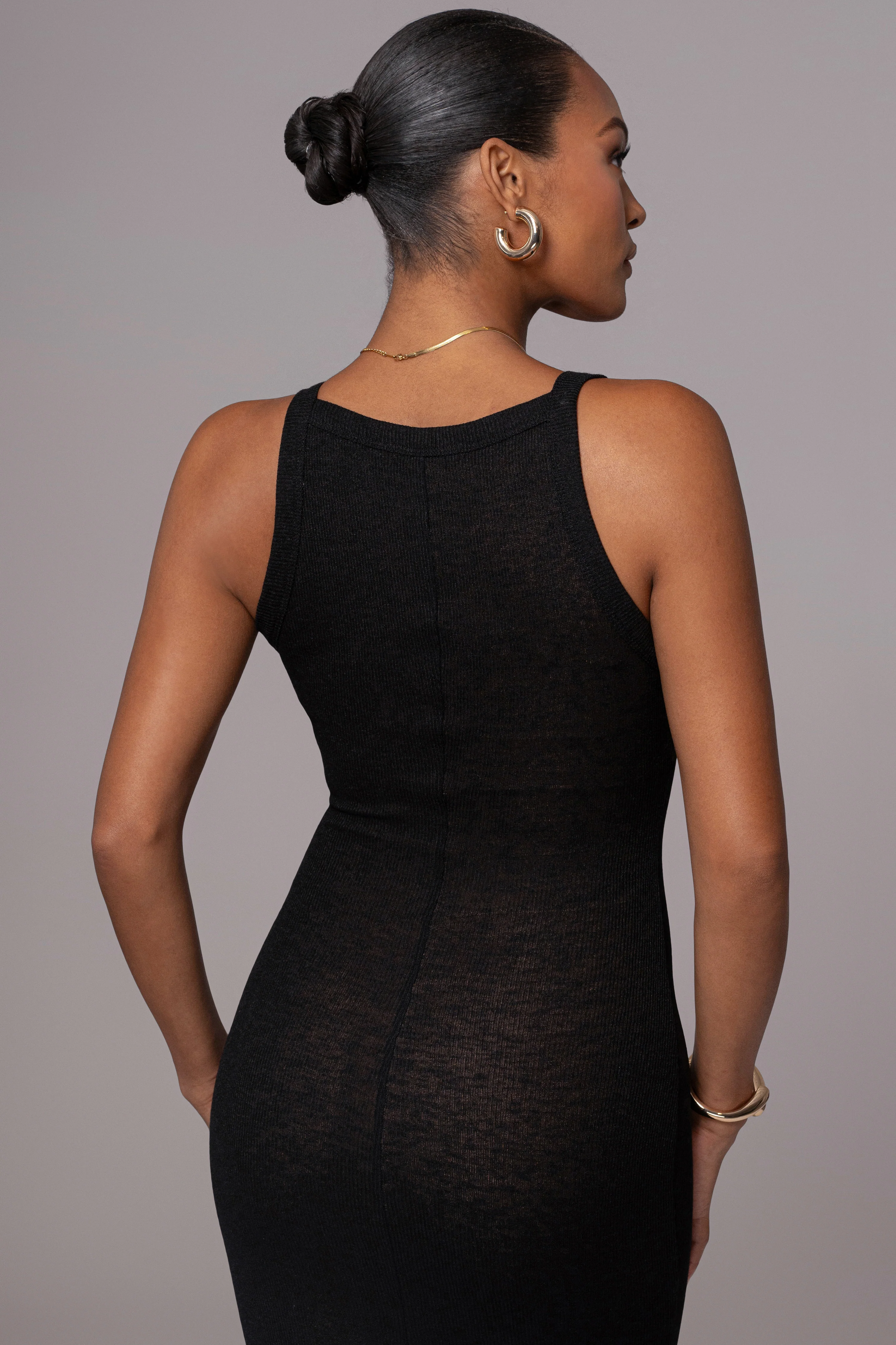 Black Back To You Maxi Dress - Image 6