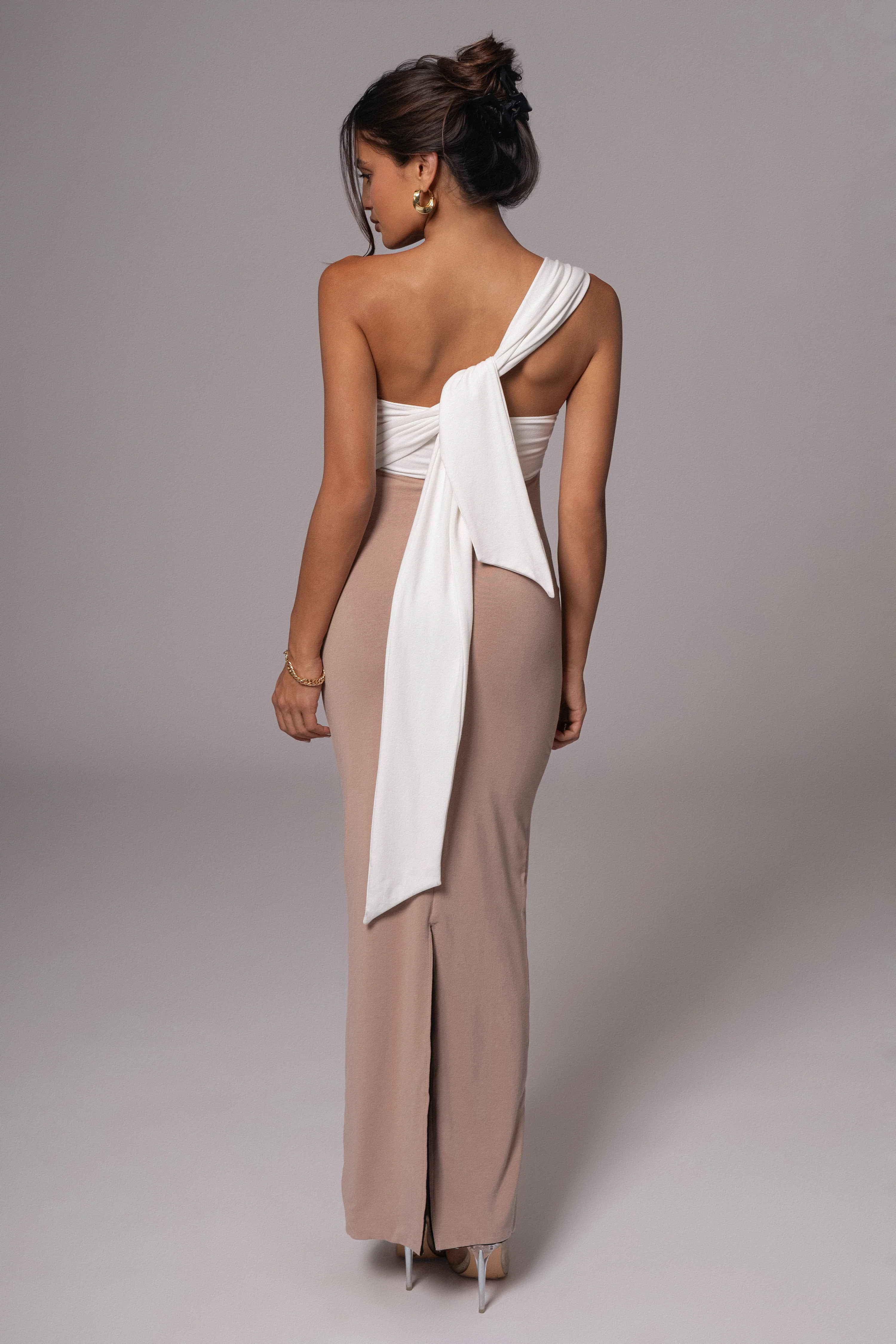 Black/Beige Dominic Reversible Maxi Dress - Image 20