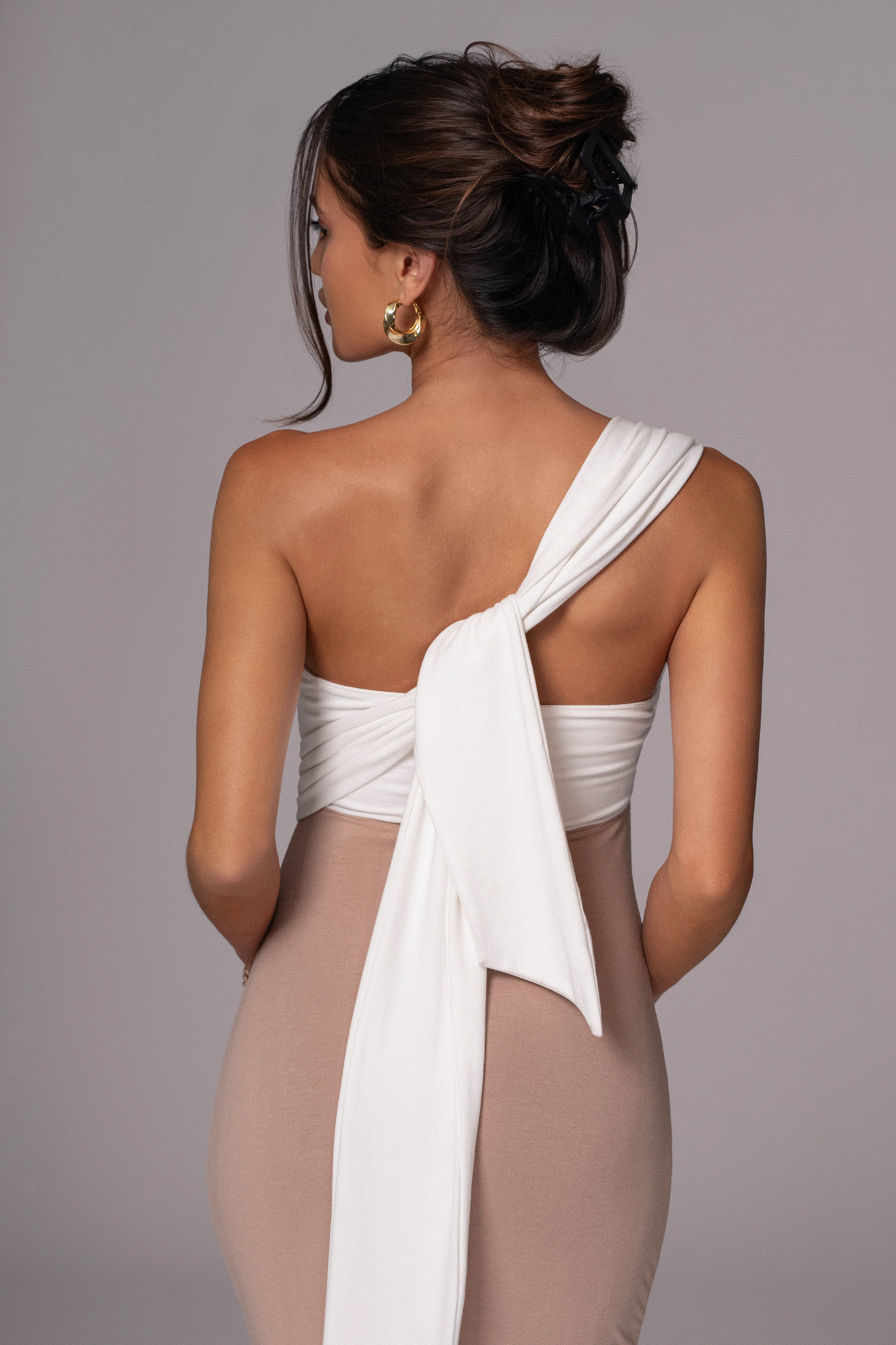 Black/Beige Dominic Reversible Maxi Dress - Image 22