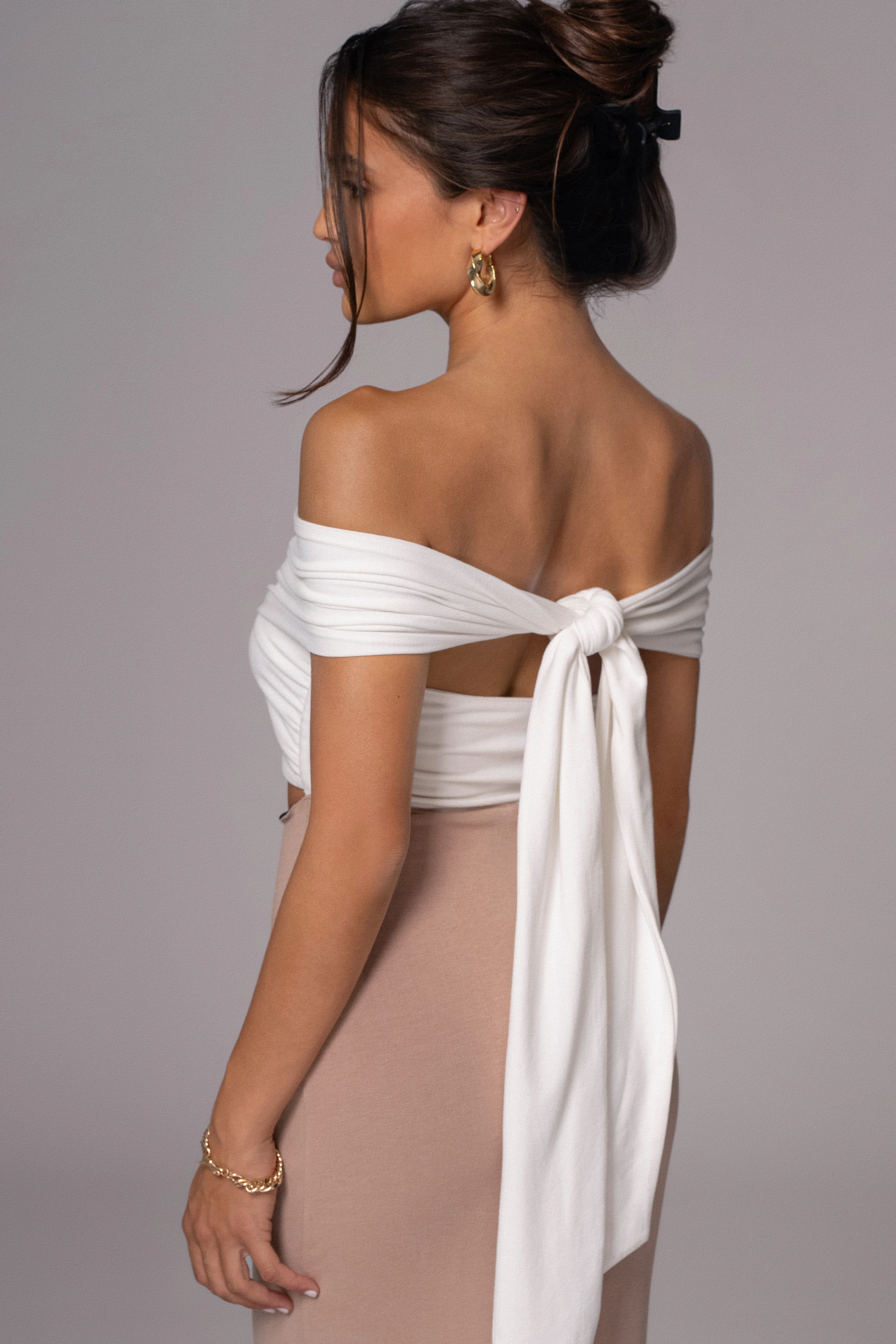 Black/Beige Dominic Reversible Maxi Dress - Image 23