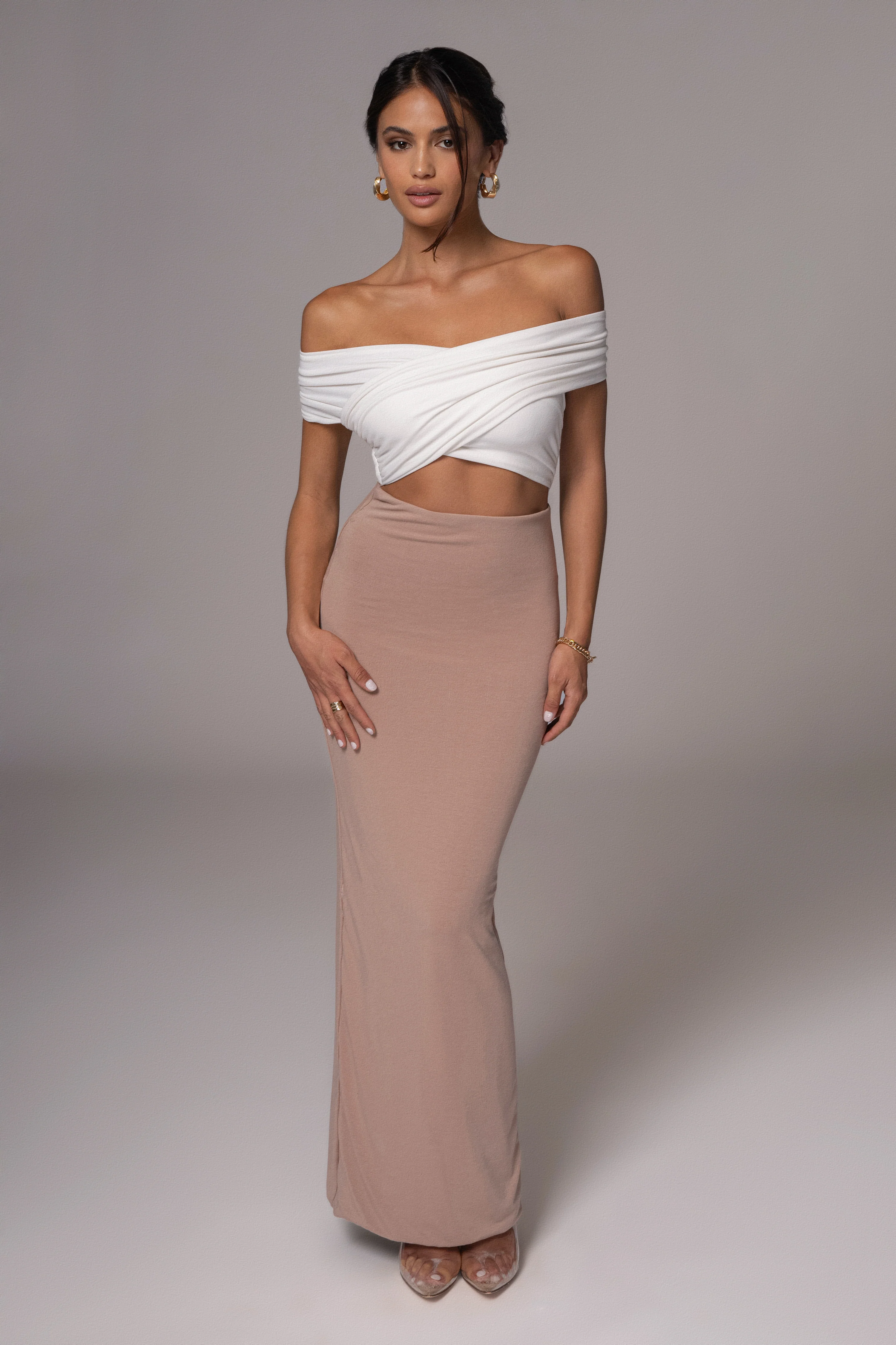 Black/Beige Dominic Reversible Maxi Dress - Image 7