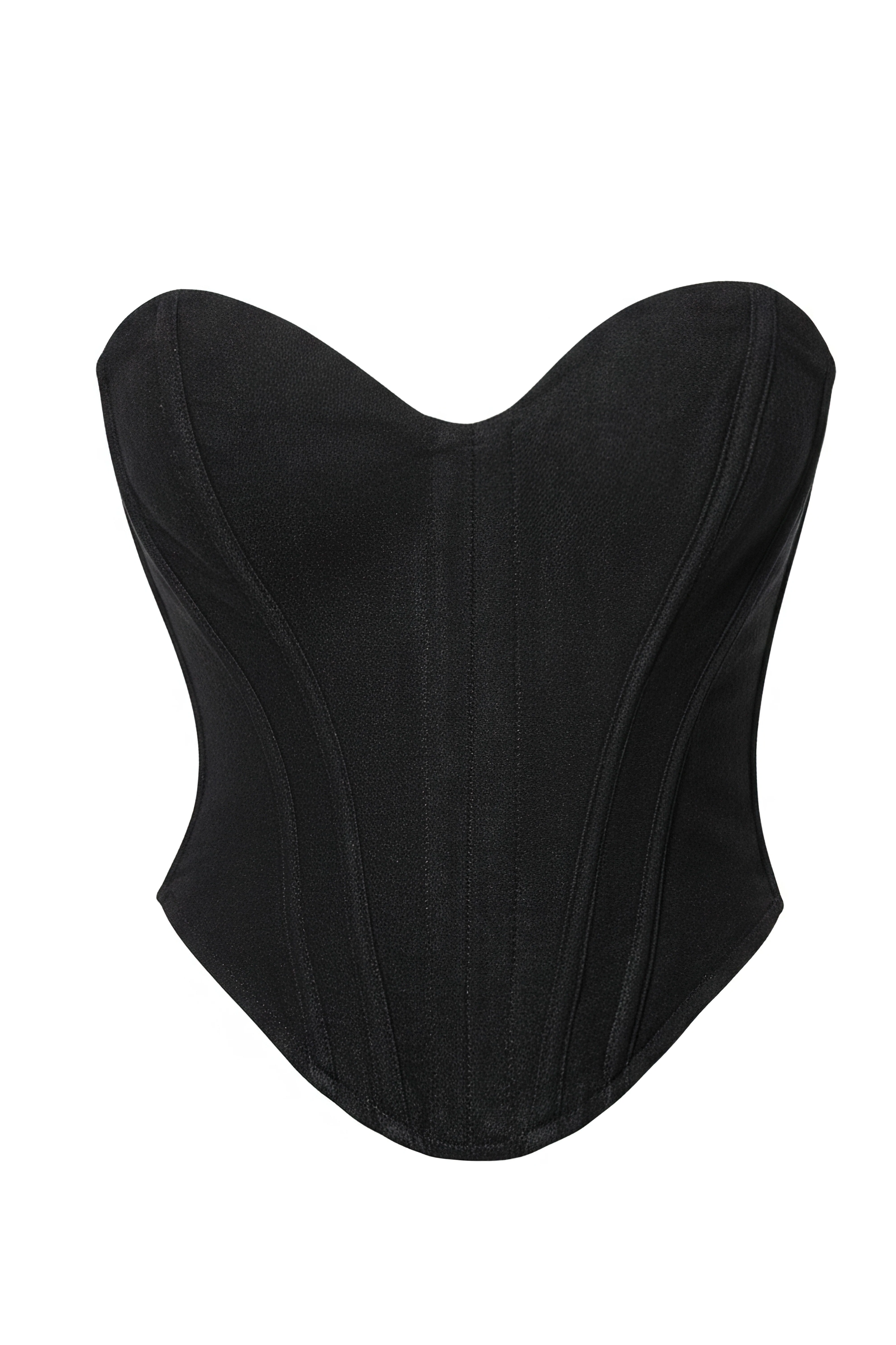 Black Beyond The Sea Linen Corset - Image 2
