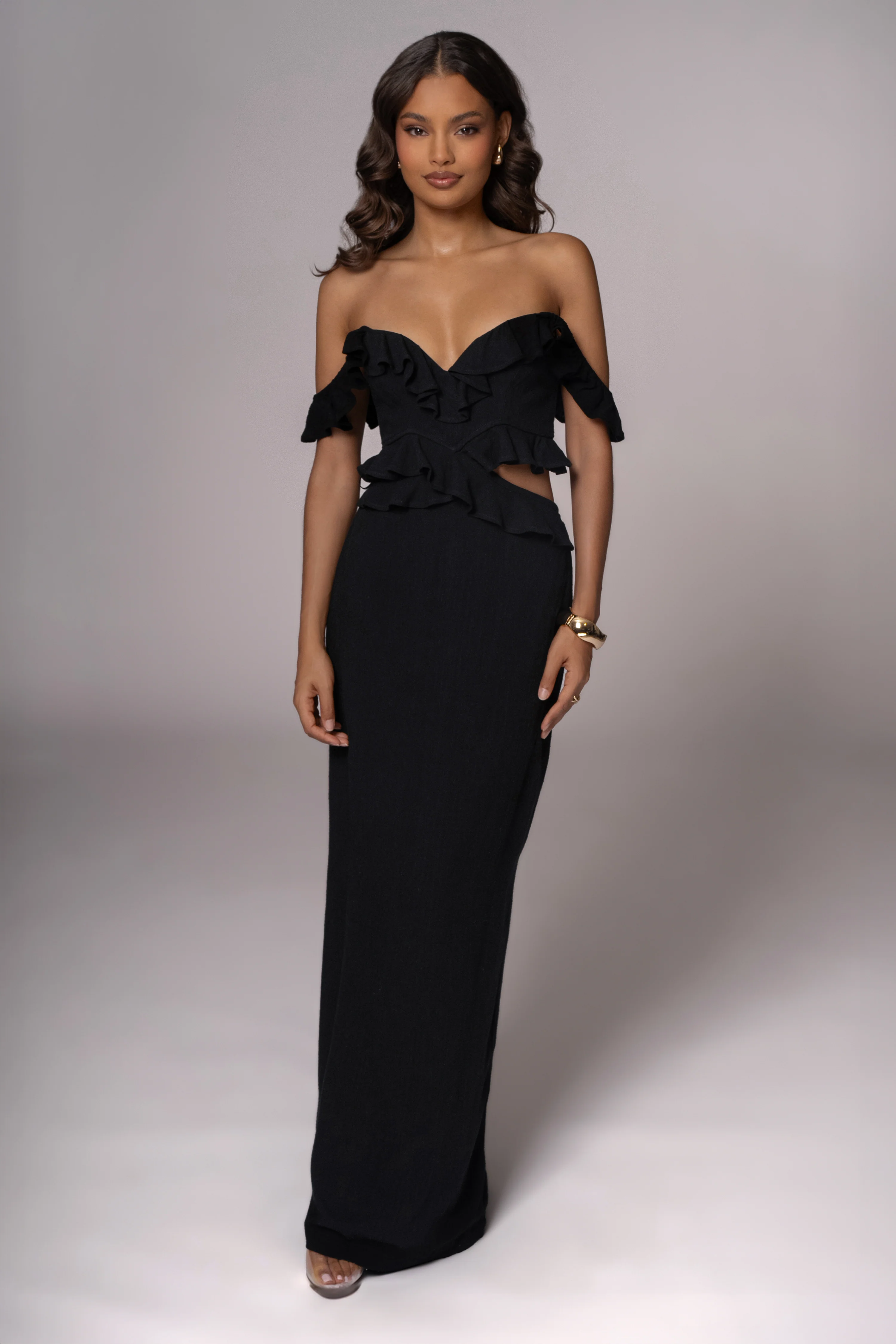 Black Brighter Days Linen Maxi Dress - Image 6