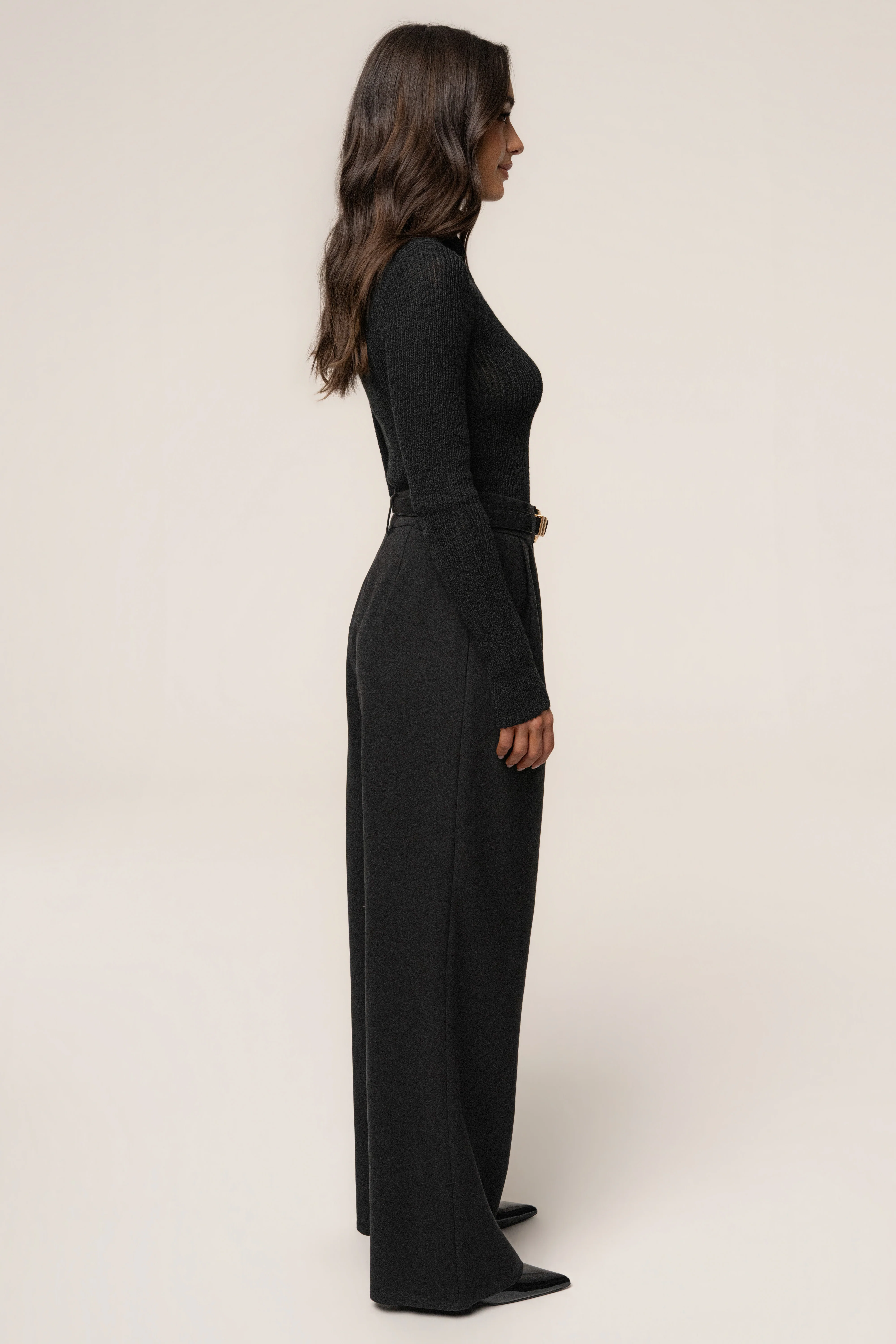 Black Carli Turtle Neck Top - Image 8