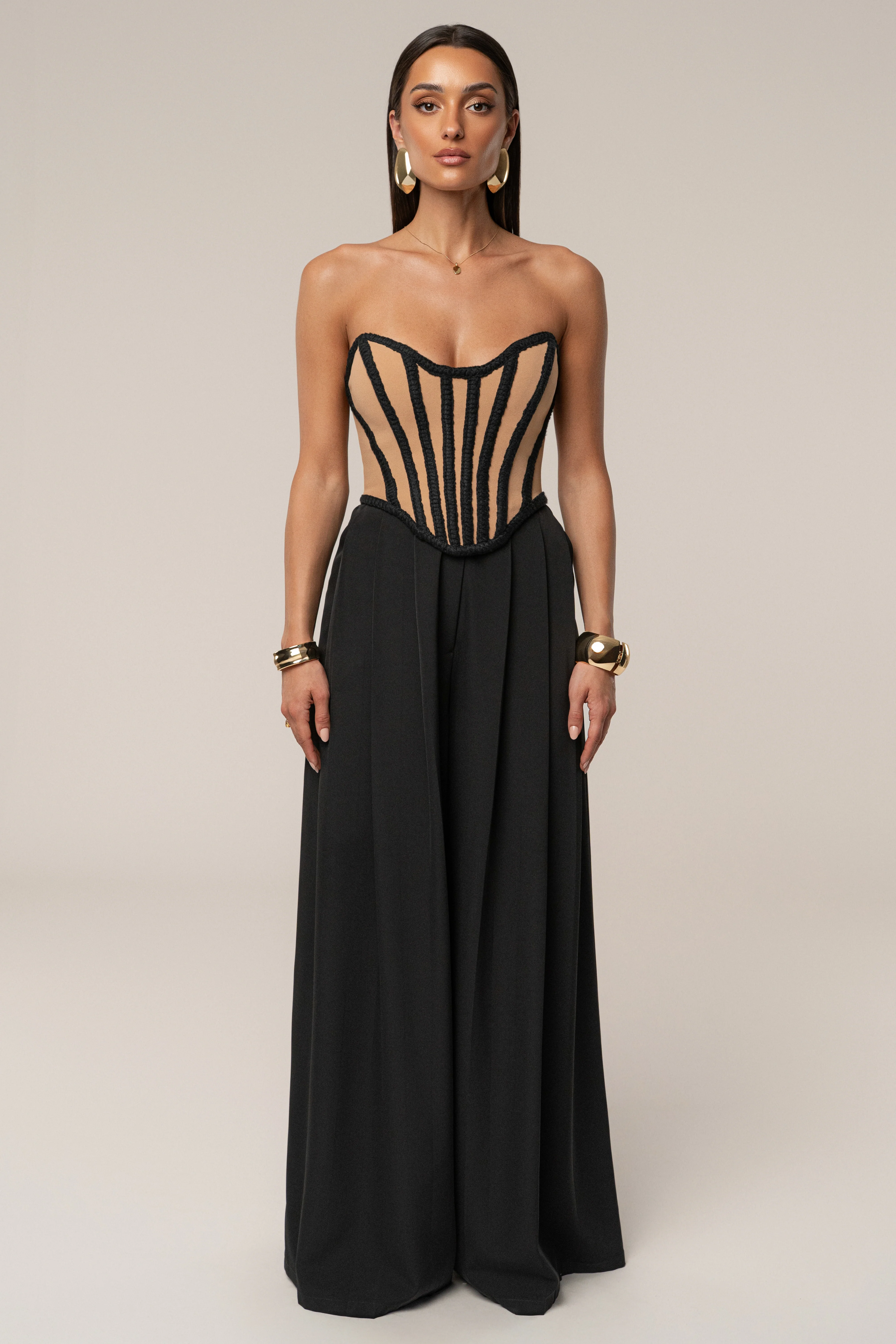 Black Cassis Braided Corset - Image 2