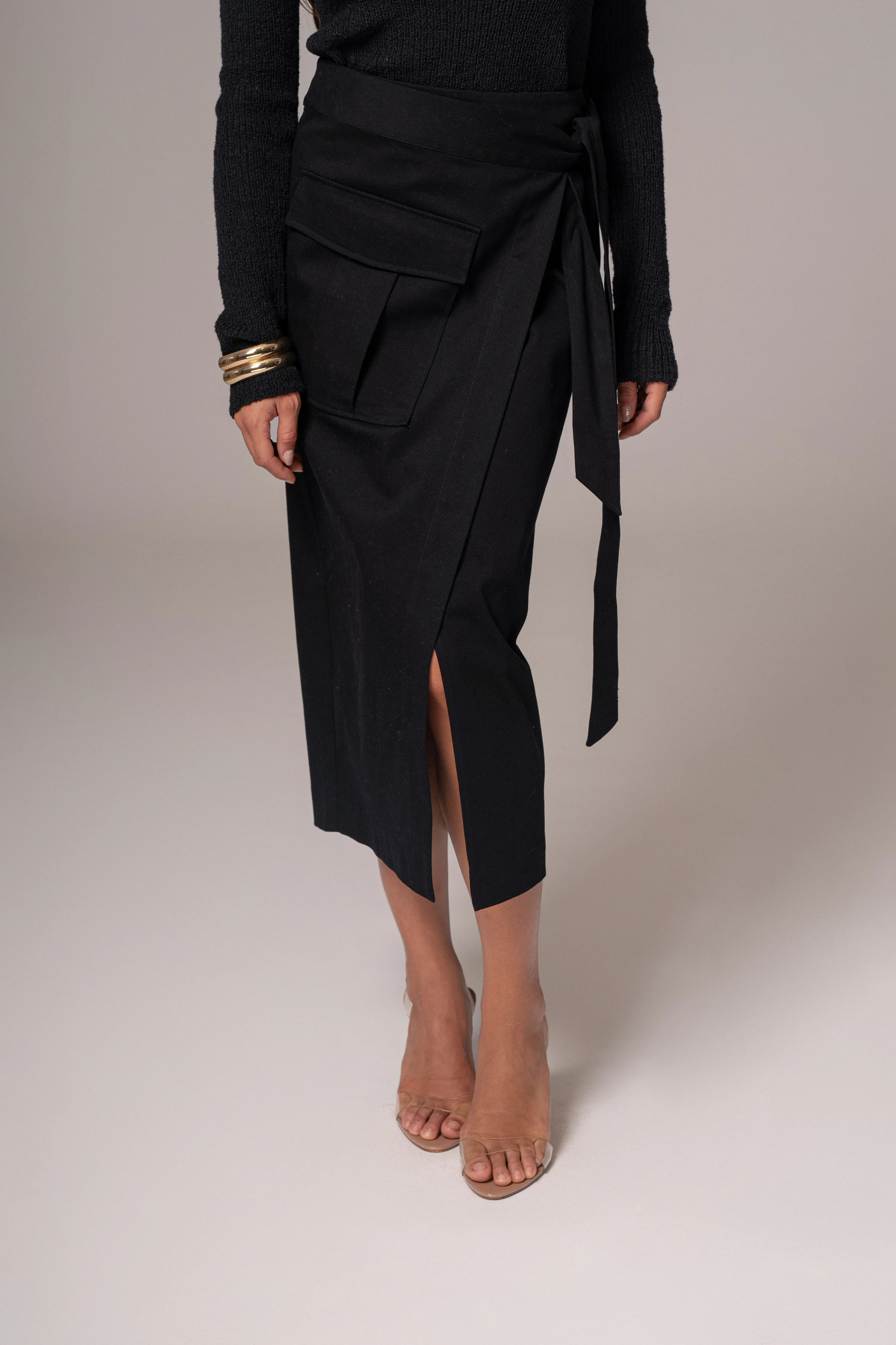 Black City Life Cargo Skirt - Image 2