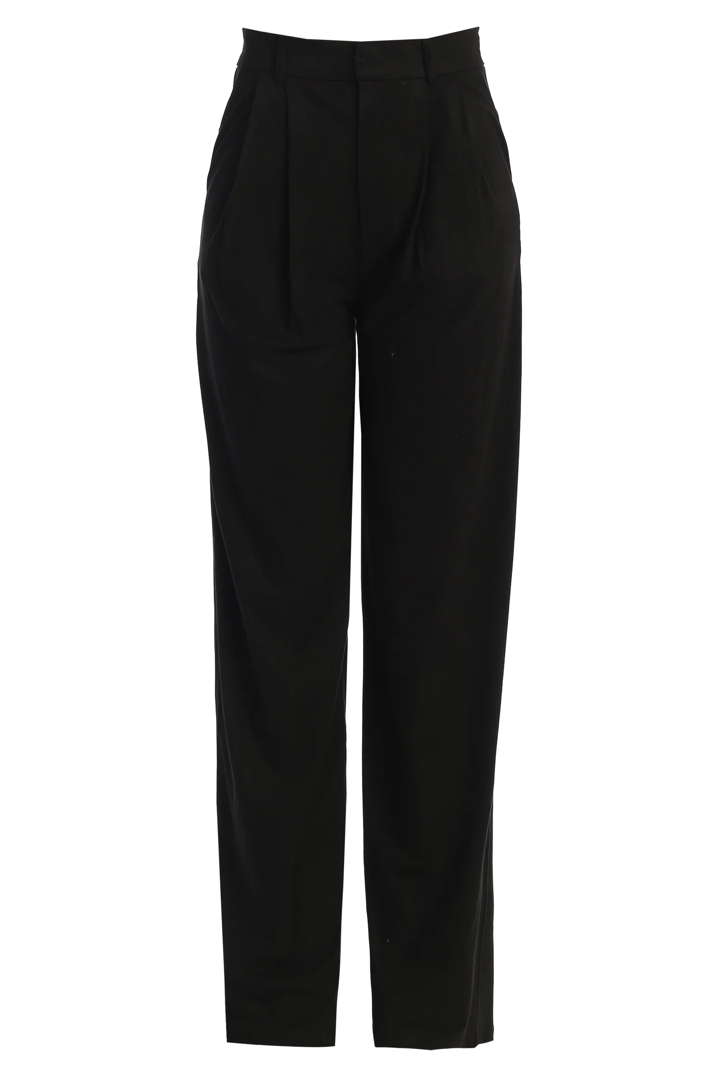 Black Classic High Rise Trousers - Image 8